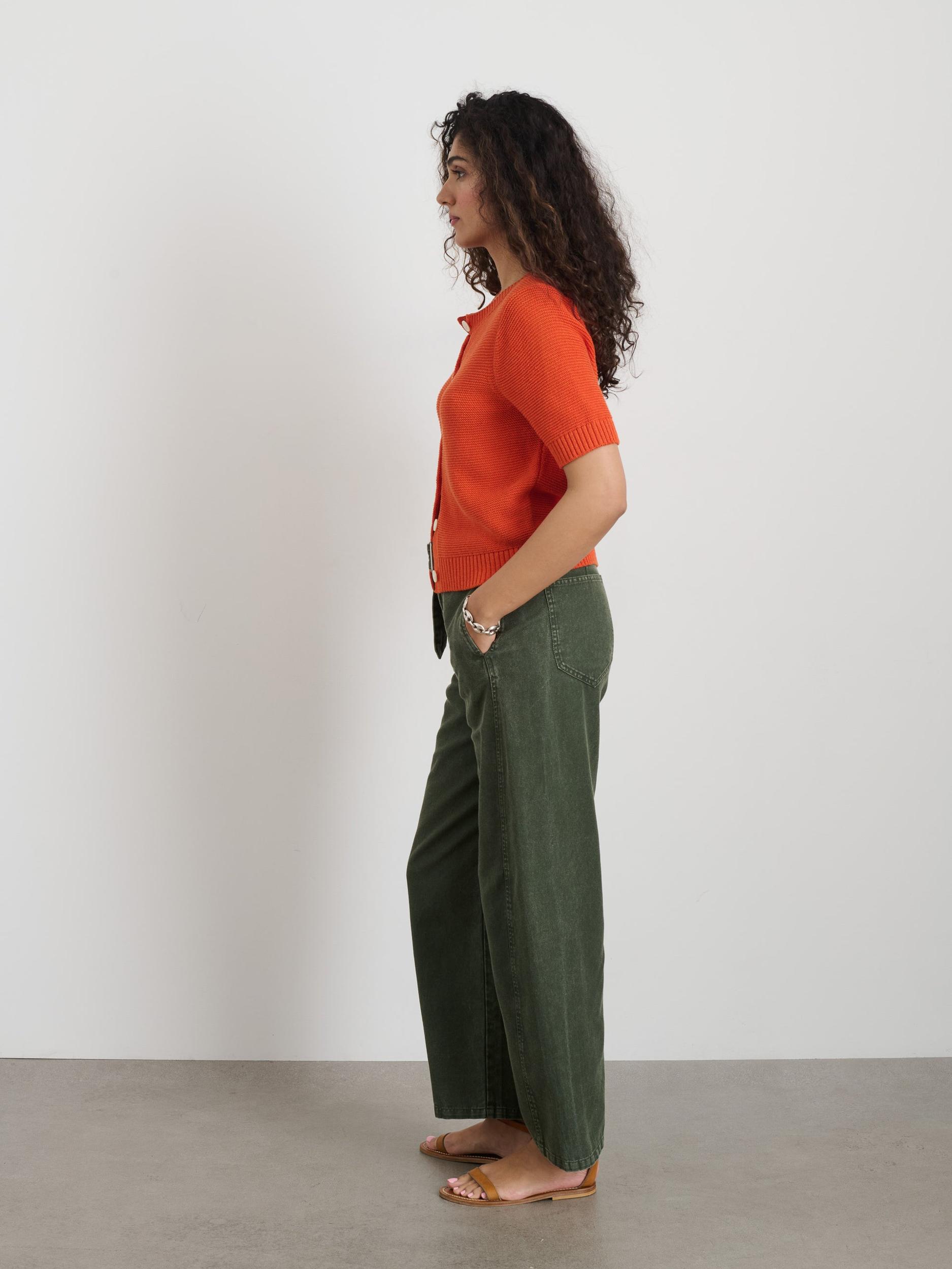 Elle Sweater In Cotton Linen Product Image