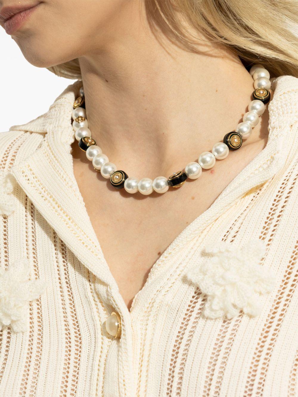 pearl-embellished necklace Product Image