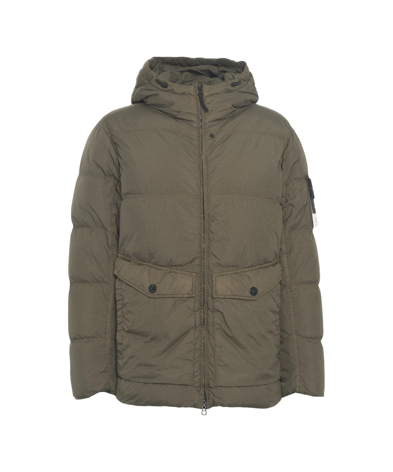 Hooded down jacket Product Image