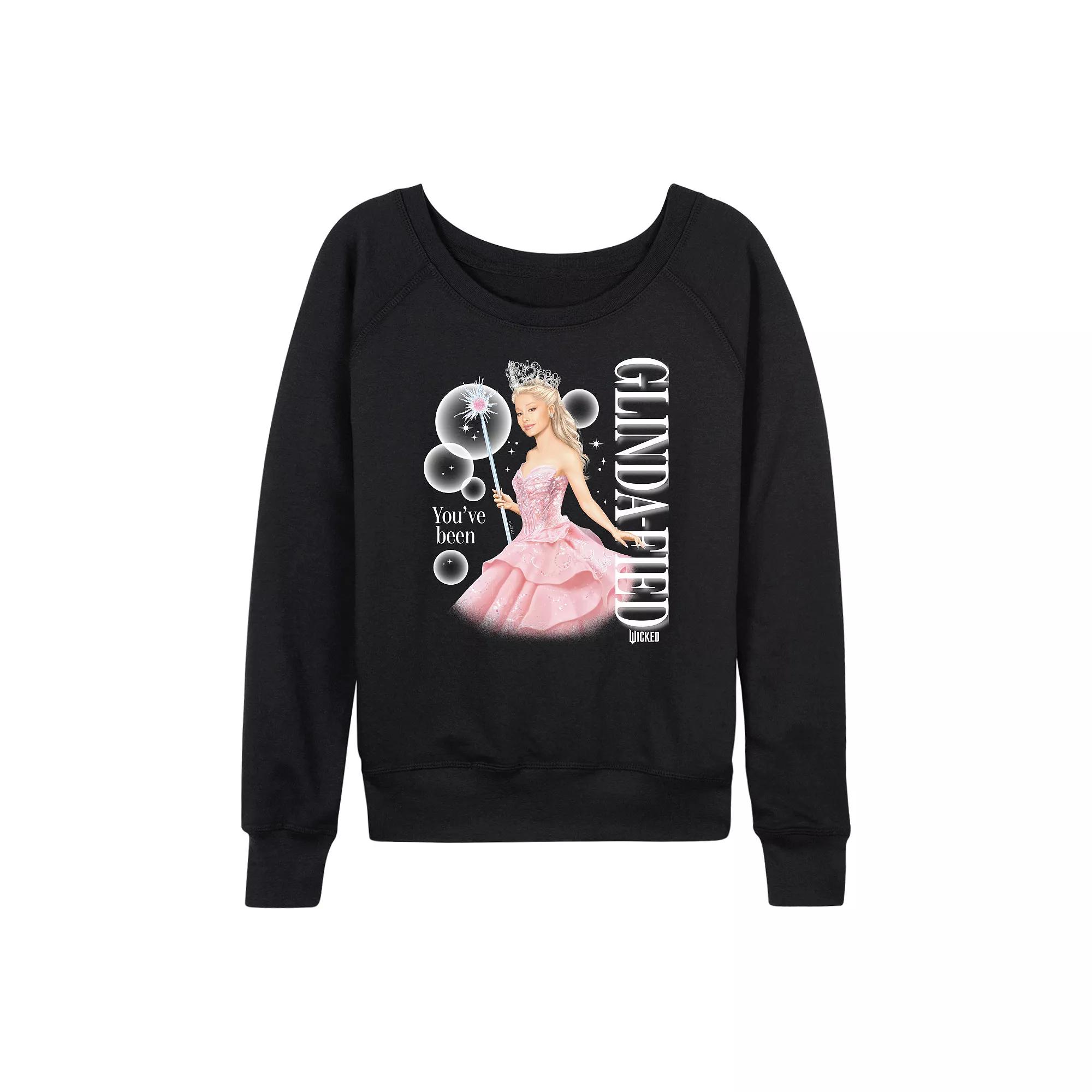 Women's Wicked You've Been Glinda-Fied French Terry Long Sleeve Tee,  Product Image