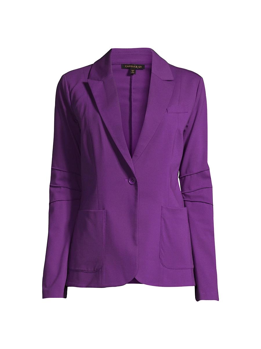 Womens Lear One-Button Blazer Product Image
