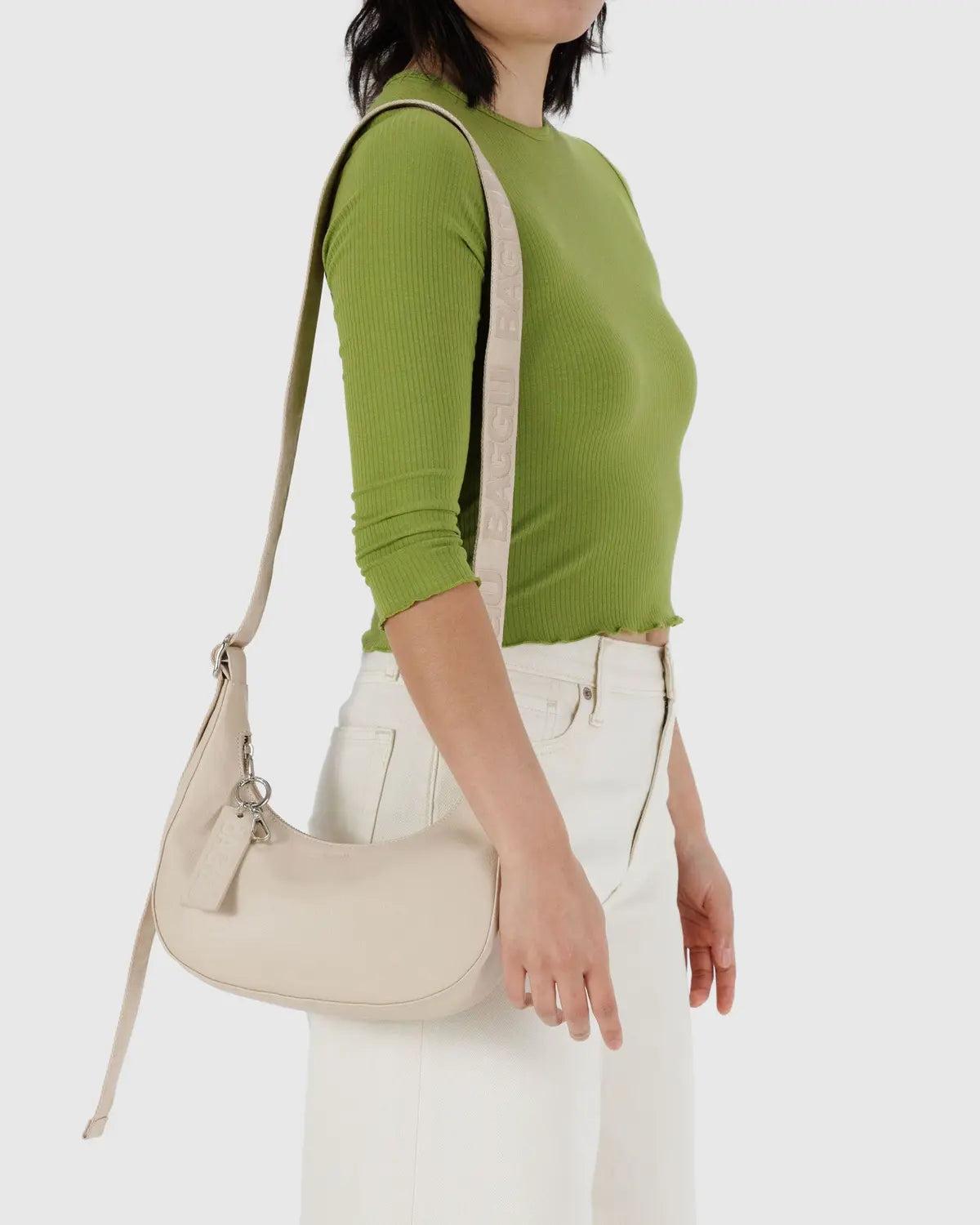 Medium Recycled Leather Crescent Bag *PREORDER* Product Image