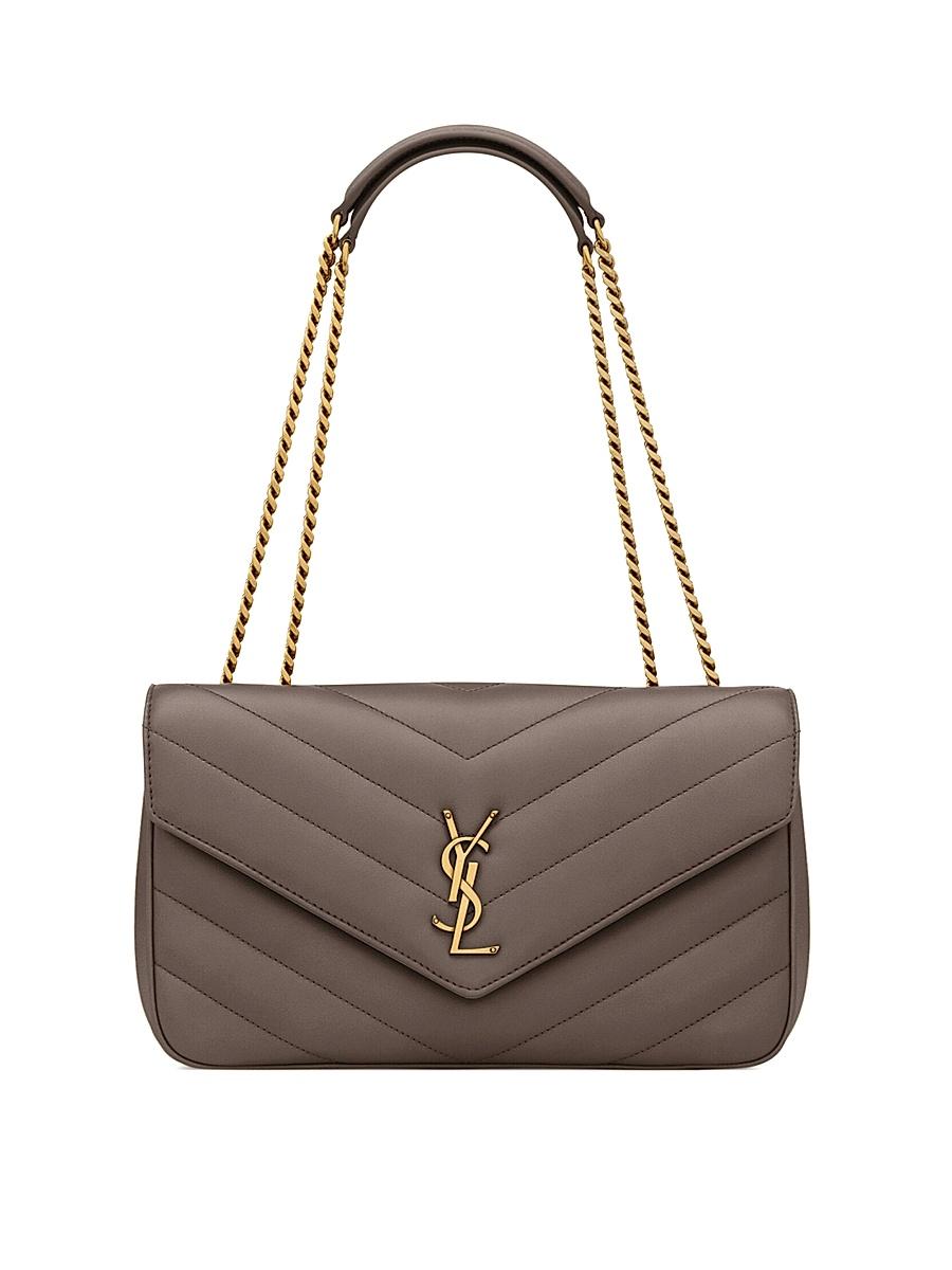 Womens Loulou Medium Shoulder Bag in Lambskin Leather Product Image