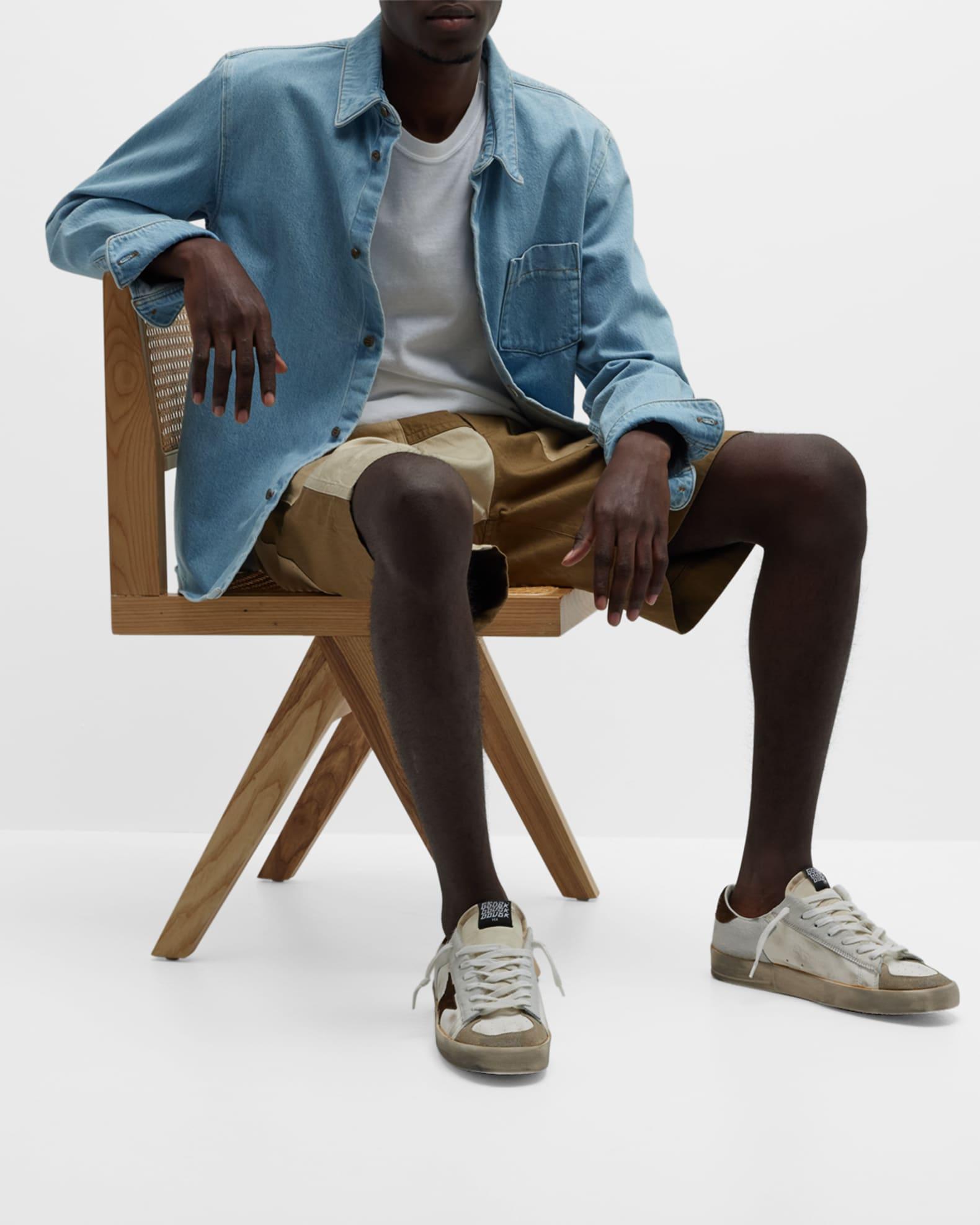 Men's Stardan Leather Low-Top Sneakers Product Image