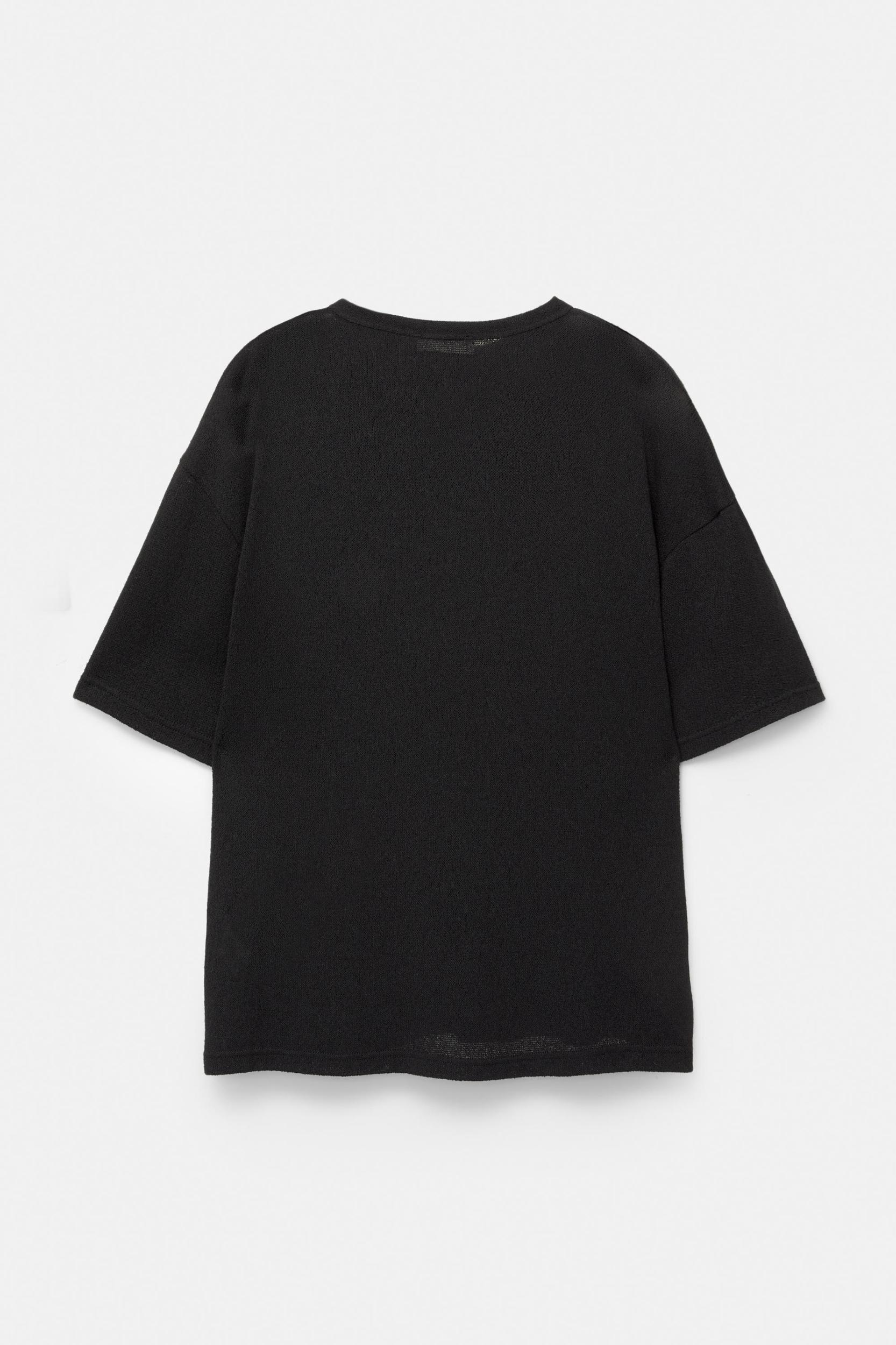 Short sleeve henley sweater Product Image