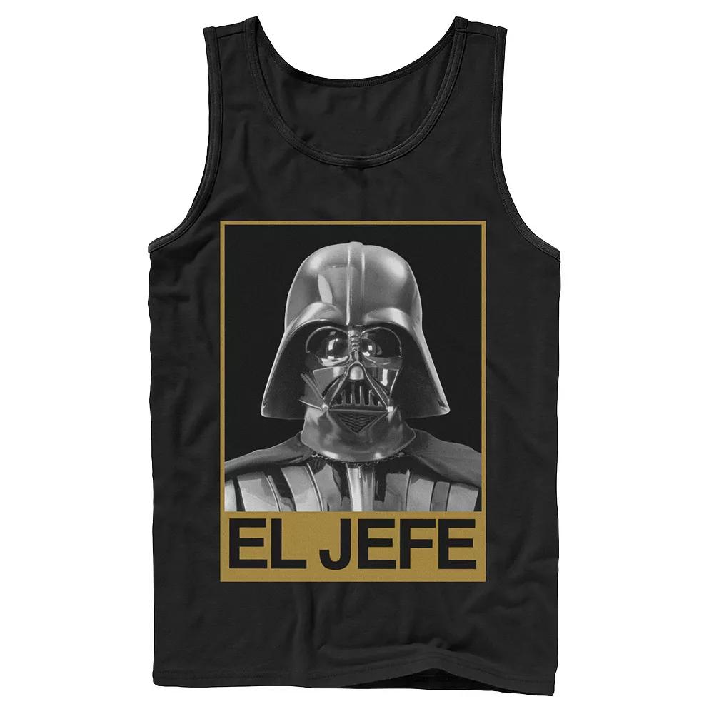 Men's Star Wars Darth Vader El Jefe Portrait Tank Top,  Product Image