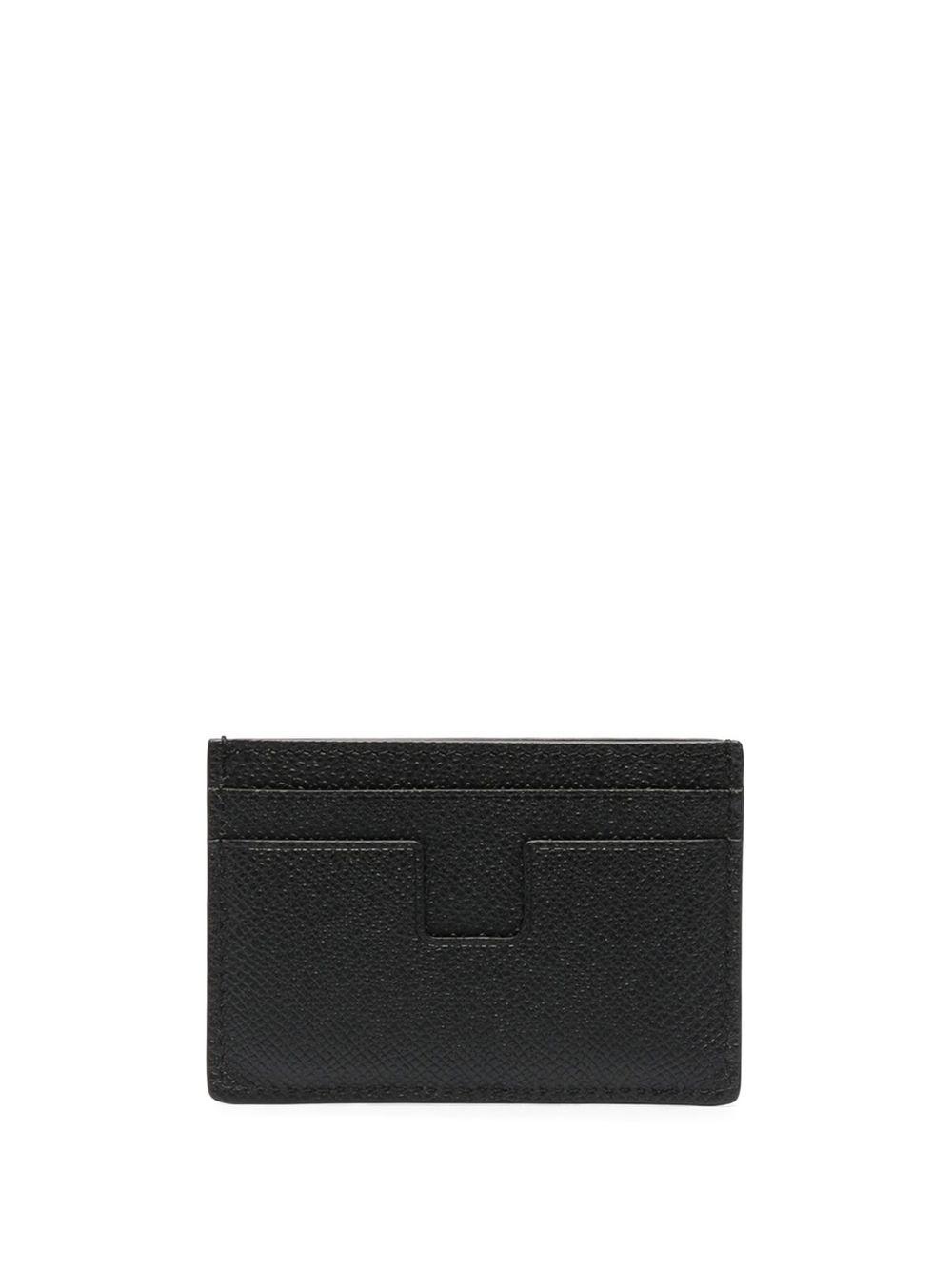 small grained texture leather cardholder Product Image