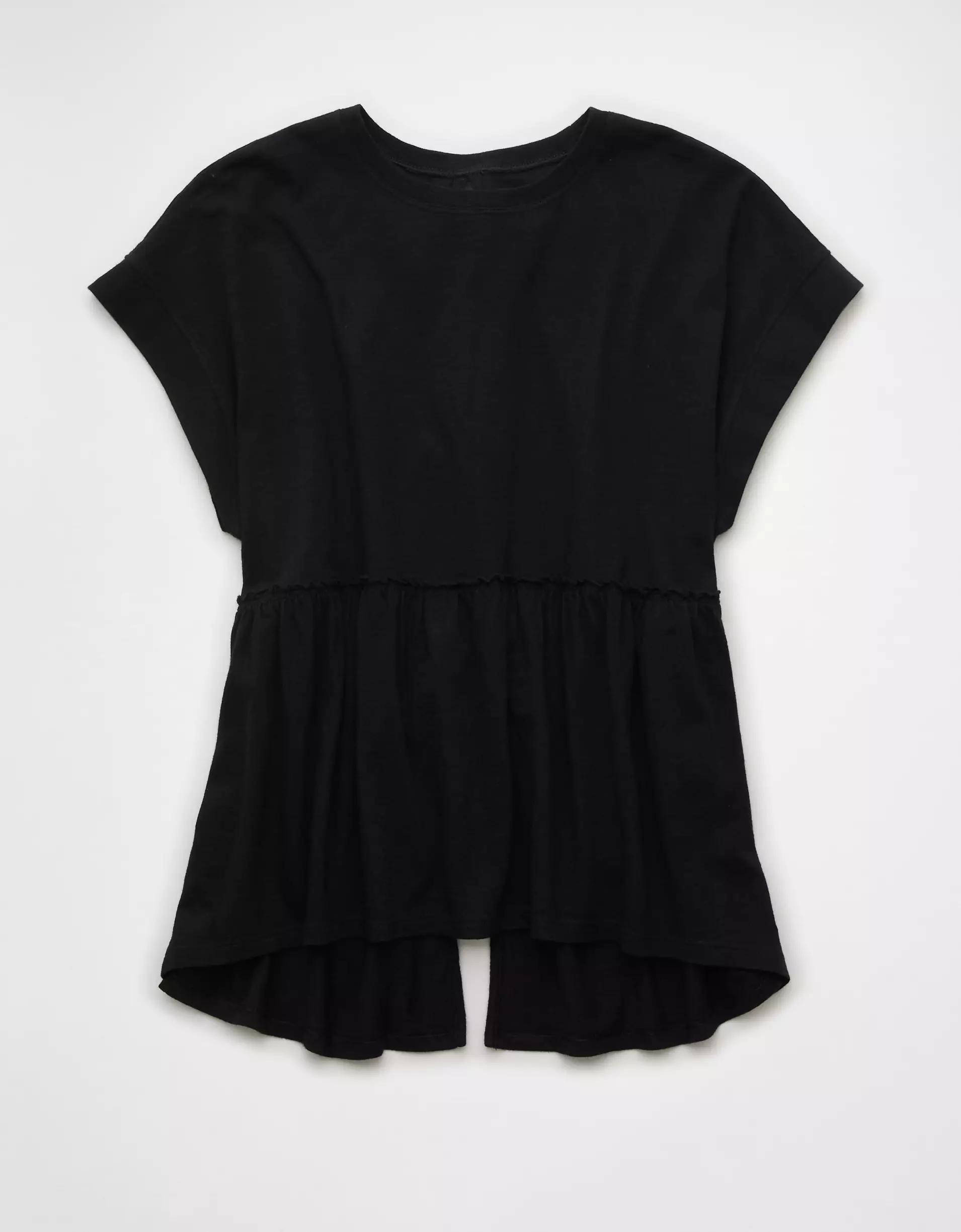 AE Sunchaser Knit Babydoll Swing T-Shirt Product Image