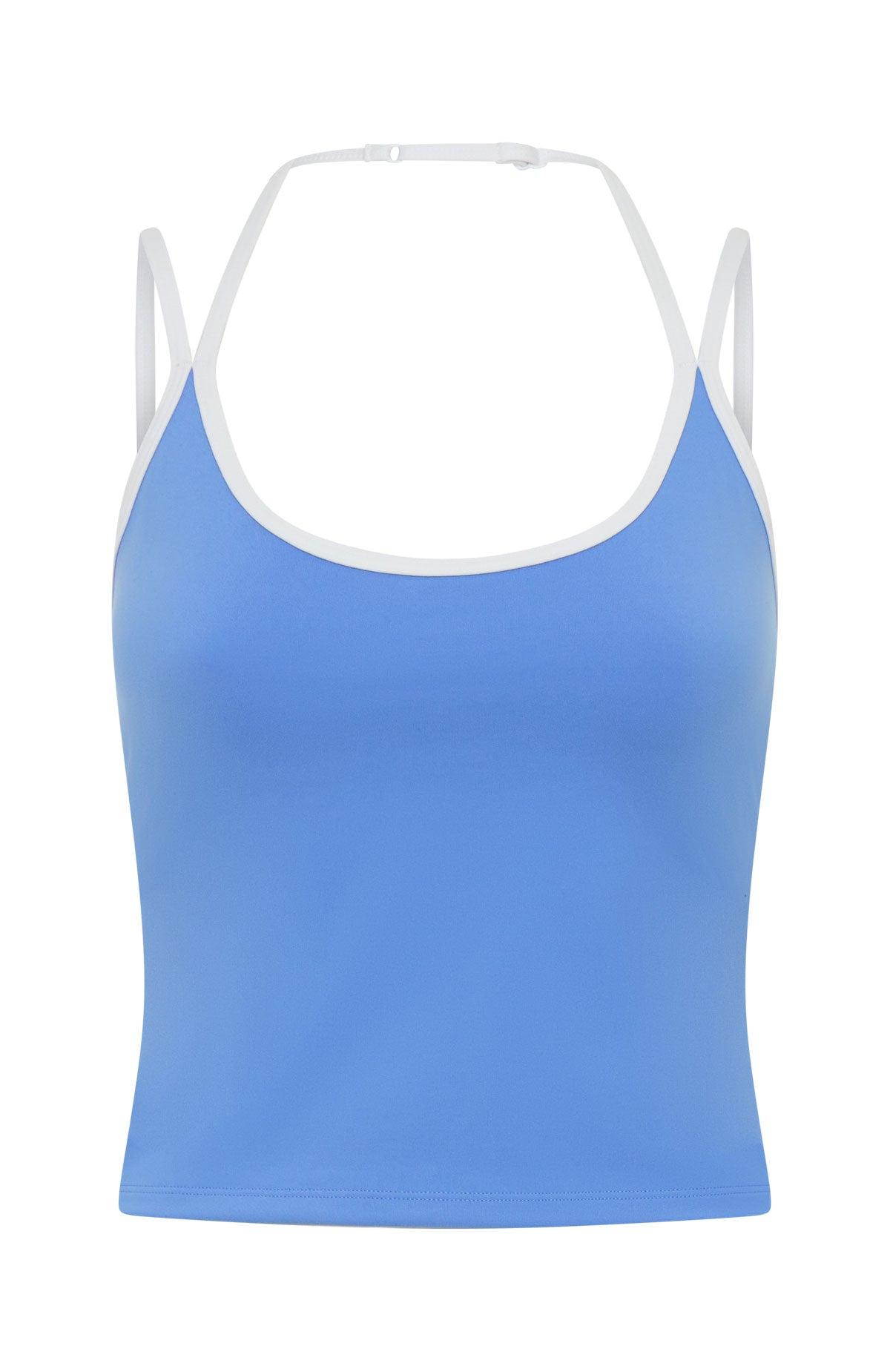 Power Boost Active Tank Blueberry/White Product Image