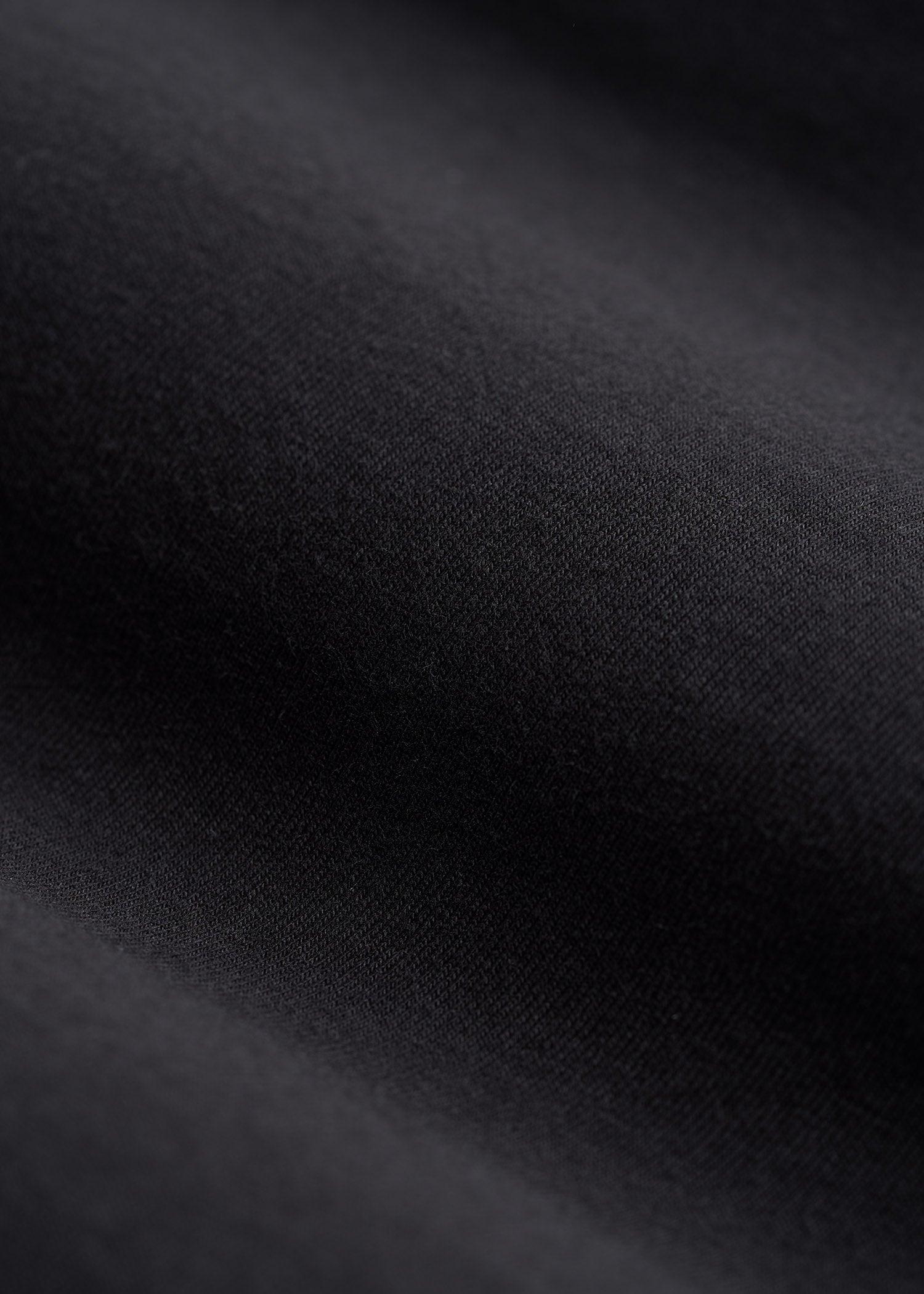 The Essential Modern Fit Crewneck Long Sleeve Tee for Tall Men in Black Male Product Image