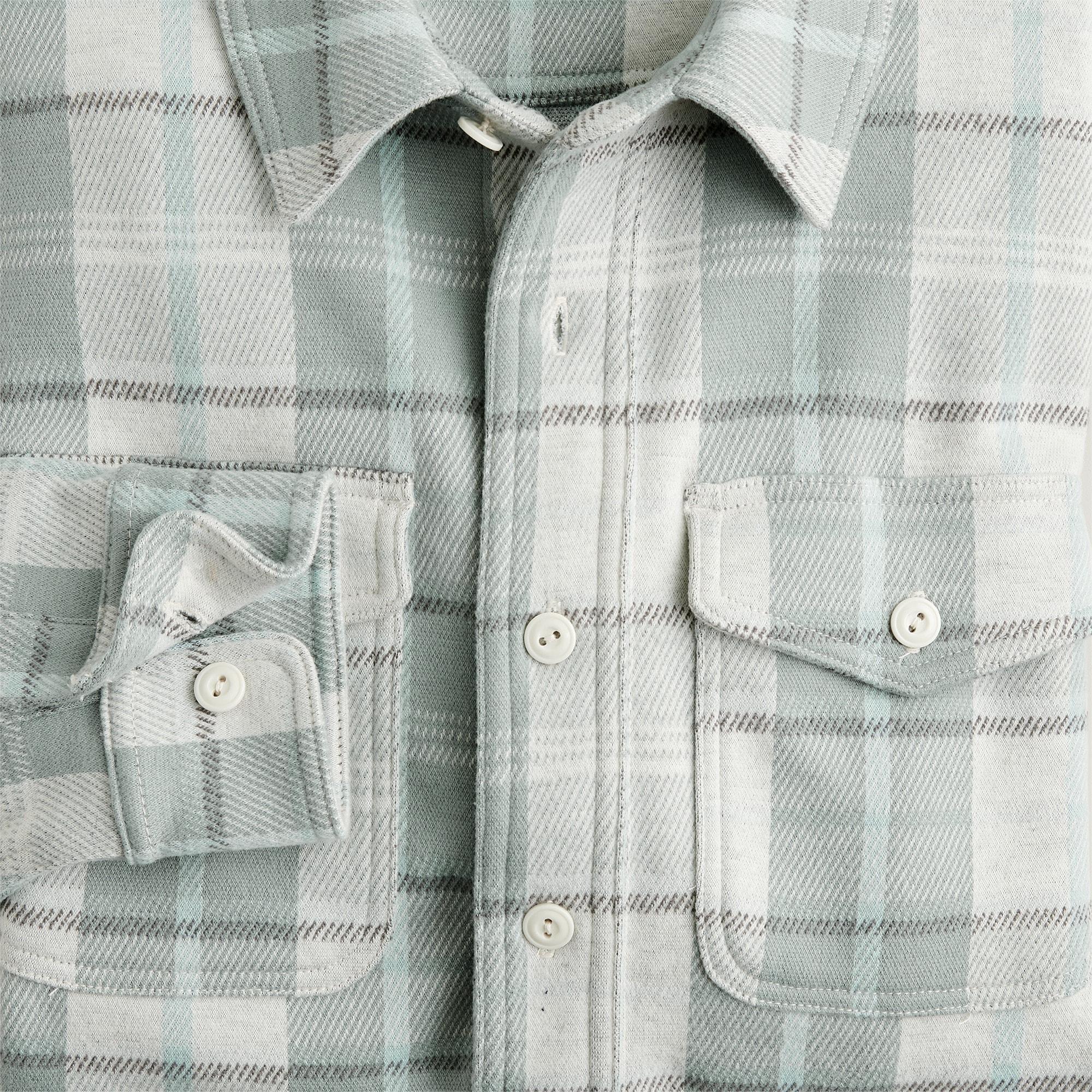 Seaboard soft-knit shirt in plaid Product Image