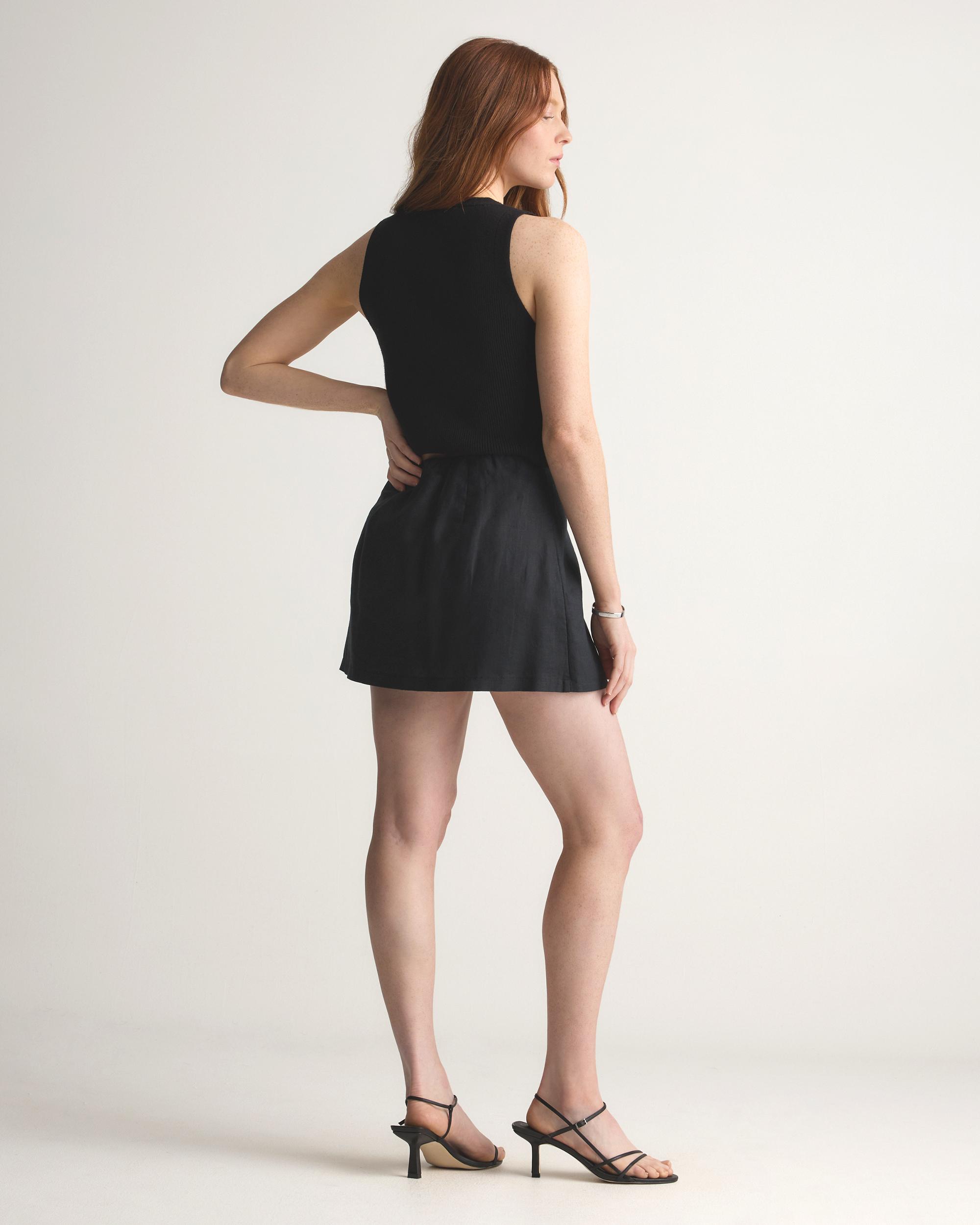 Quince | Women's 100% European Linen Skort Product Image