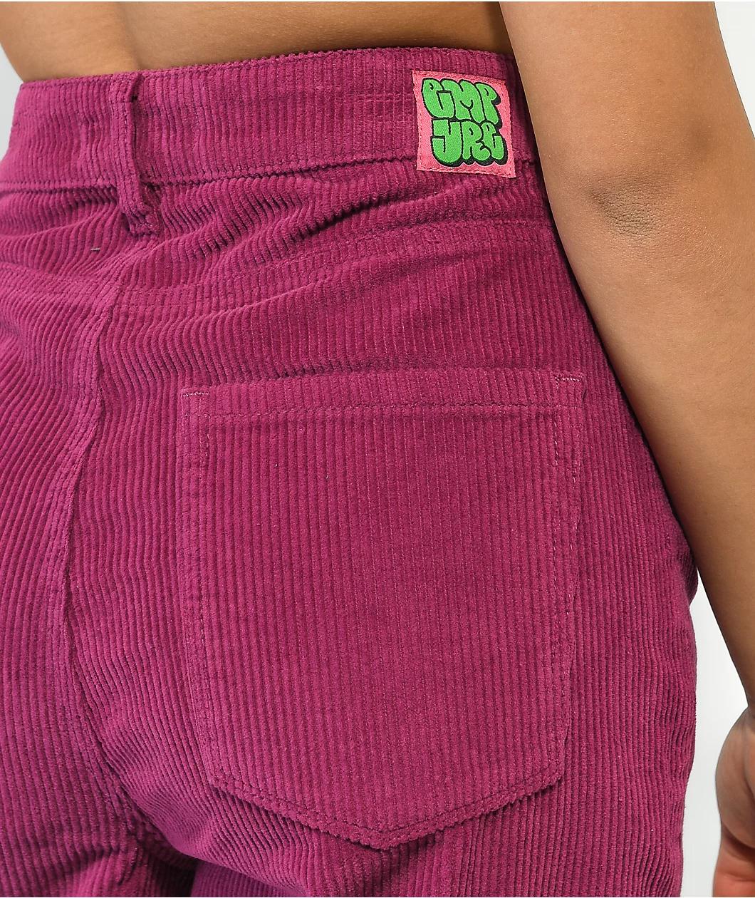 Empyre Tori 90s Berry Corduroy Skate Pants Product Image