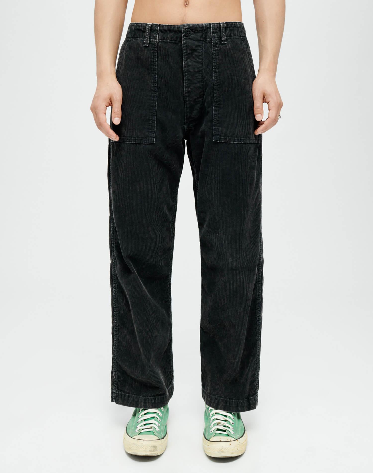 Corduroy Modern Utility Pant - Charcoal and Ash Product Image
