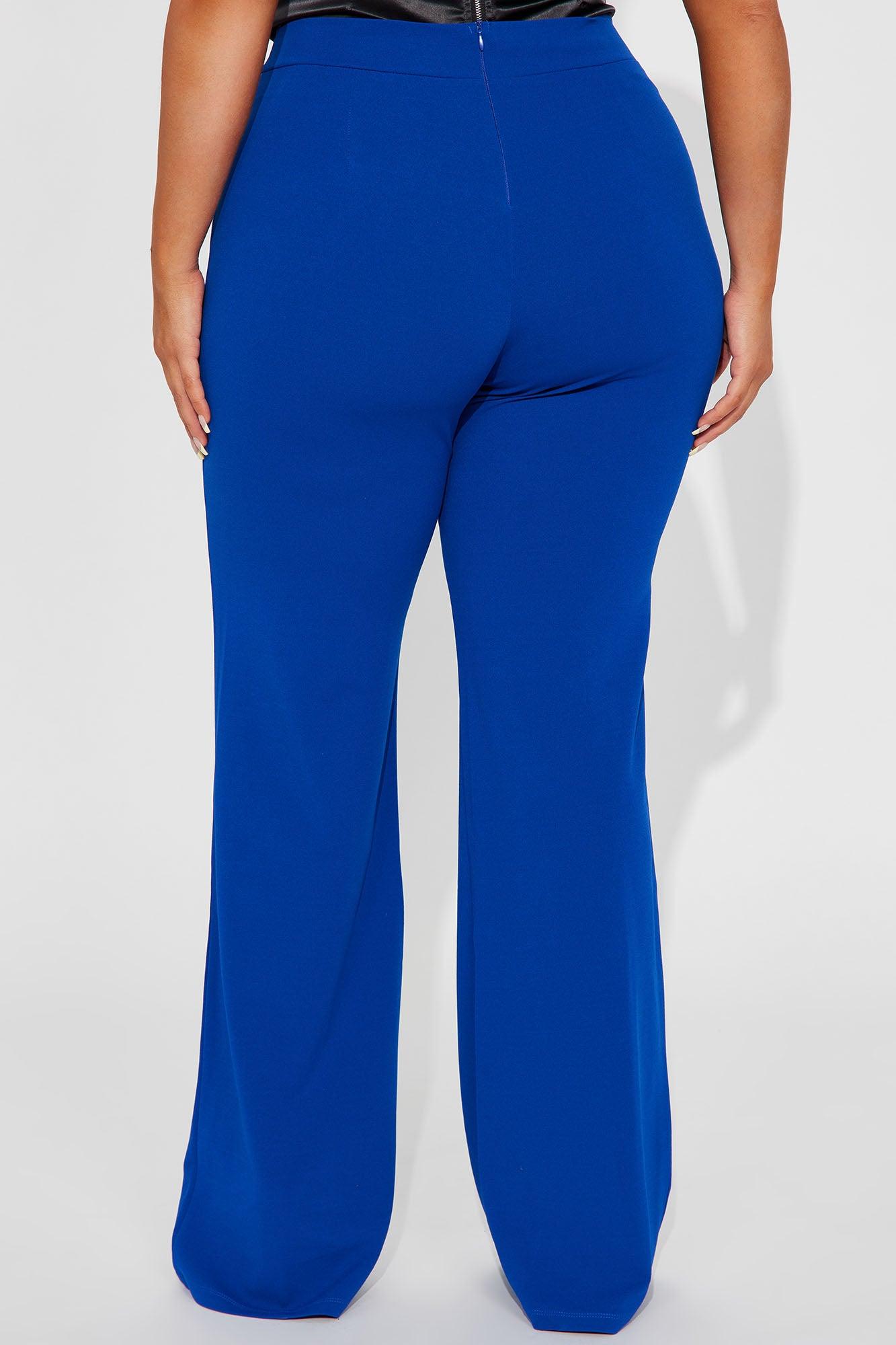 Tall Victoria High Waisted Dress Pants - Royal Product Image