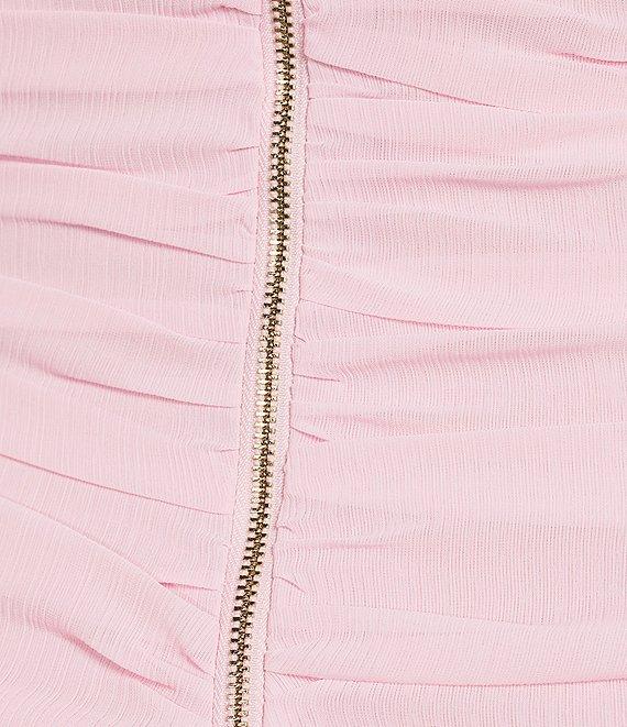 Lulus Mesh Strapless Bodycon Mini Dress Product Image