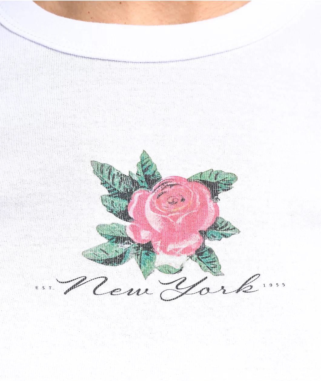 Freeworld Athena Rose Crop T-Shirt Product Image