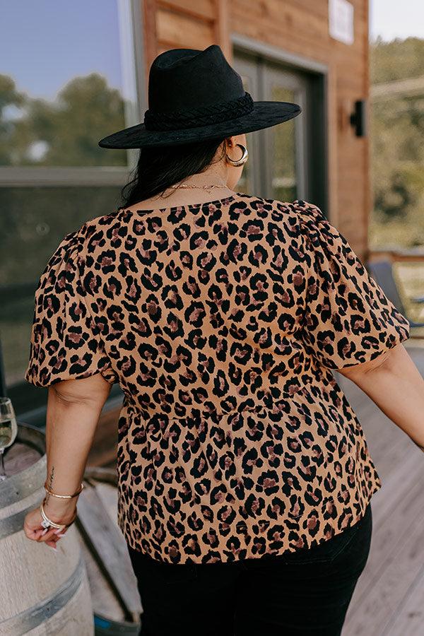 Leopard Love Shift Top Curves Product Image