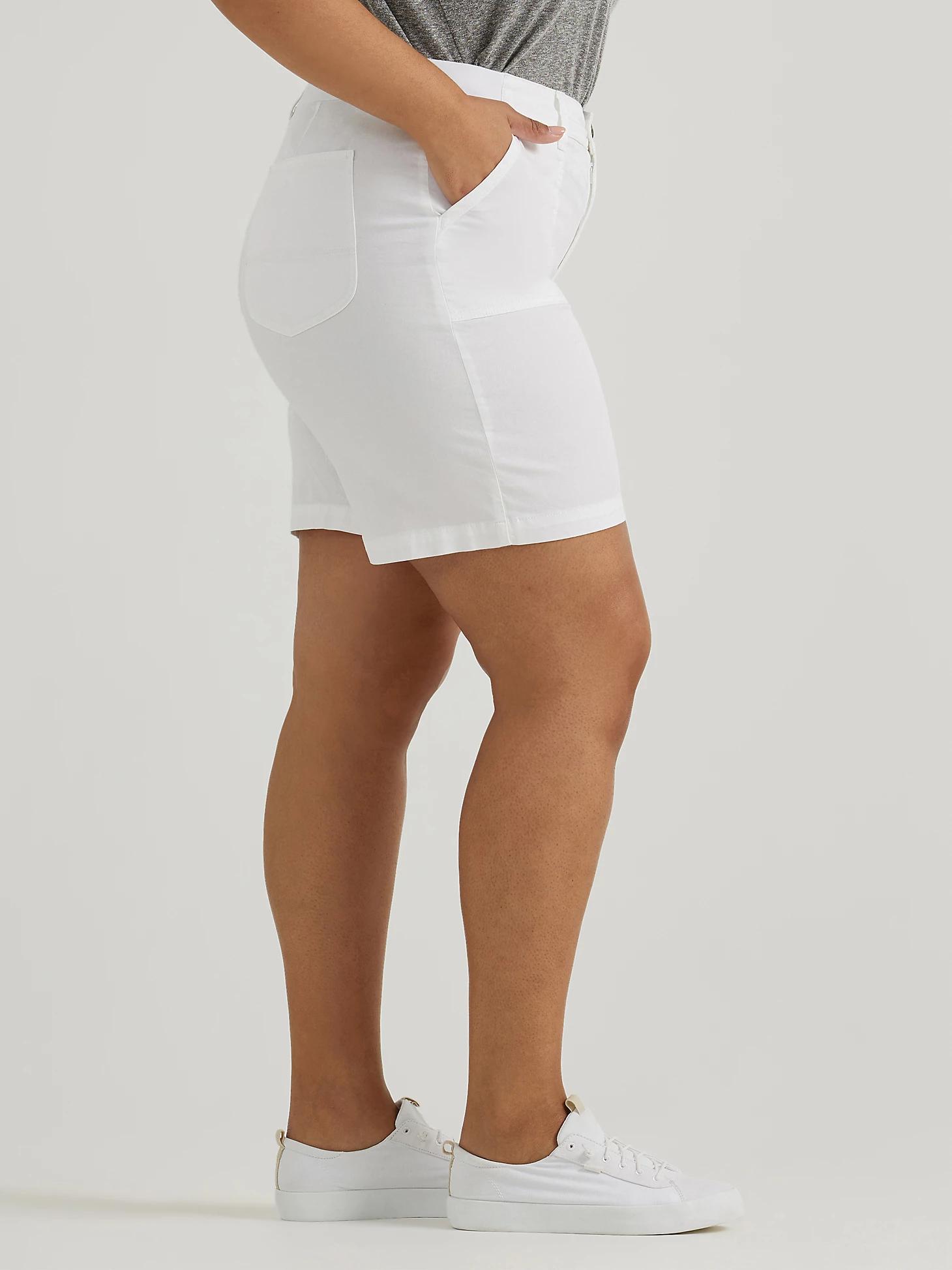 Women's Ultra Lux Comfort with Flex-To-Go Relaxed Fit Utility Bermuda (Plus) | Women's Shorts | Lee® Product Image