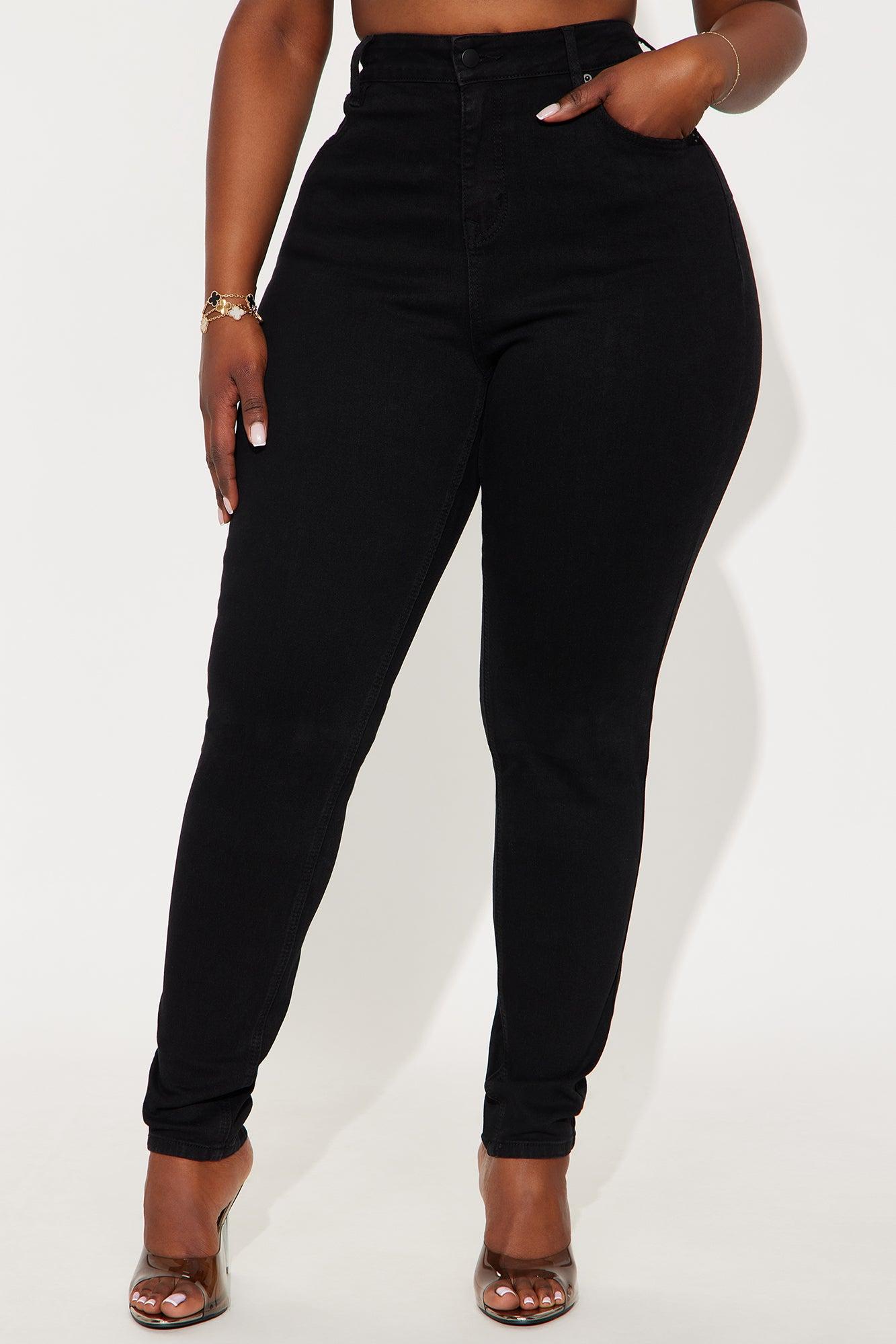 Tall Vibe Check Curvy Stretch Skinny Jeans - Black Female Product Image