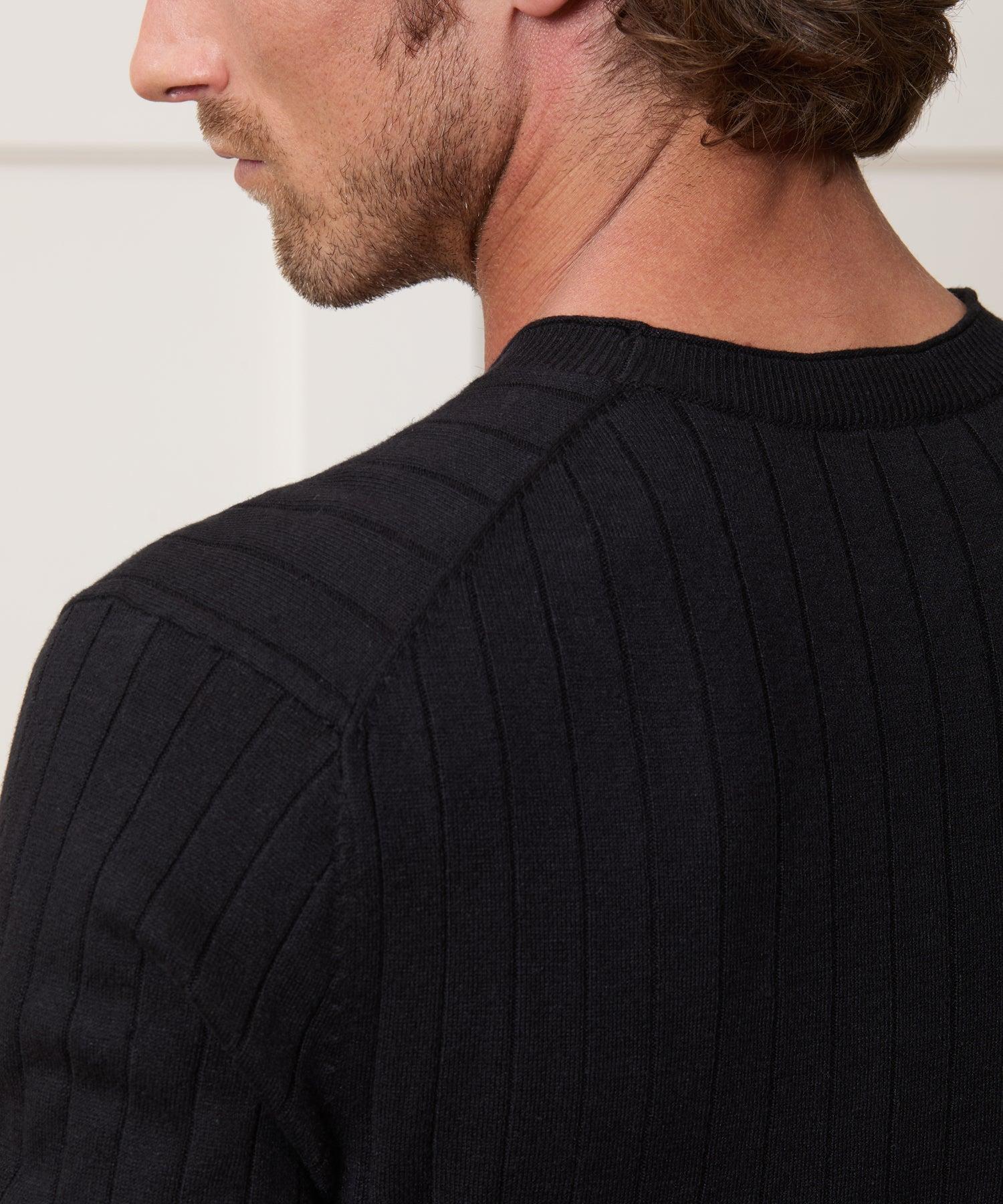 Lightweight Linen-Cotton Crewneck Sweater Product Image