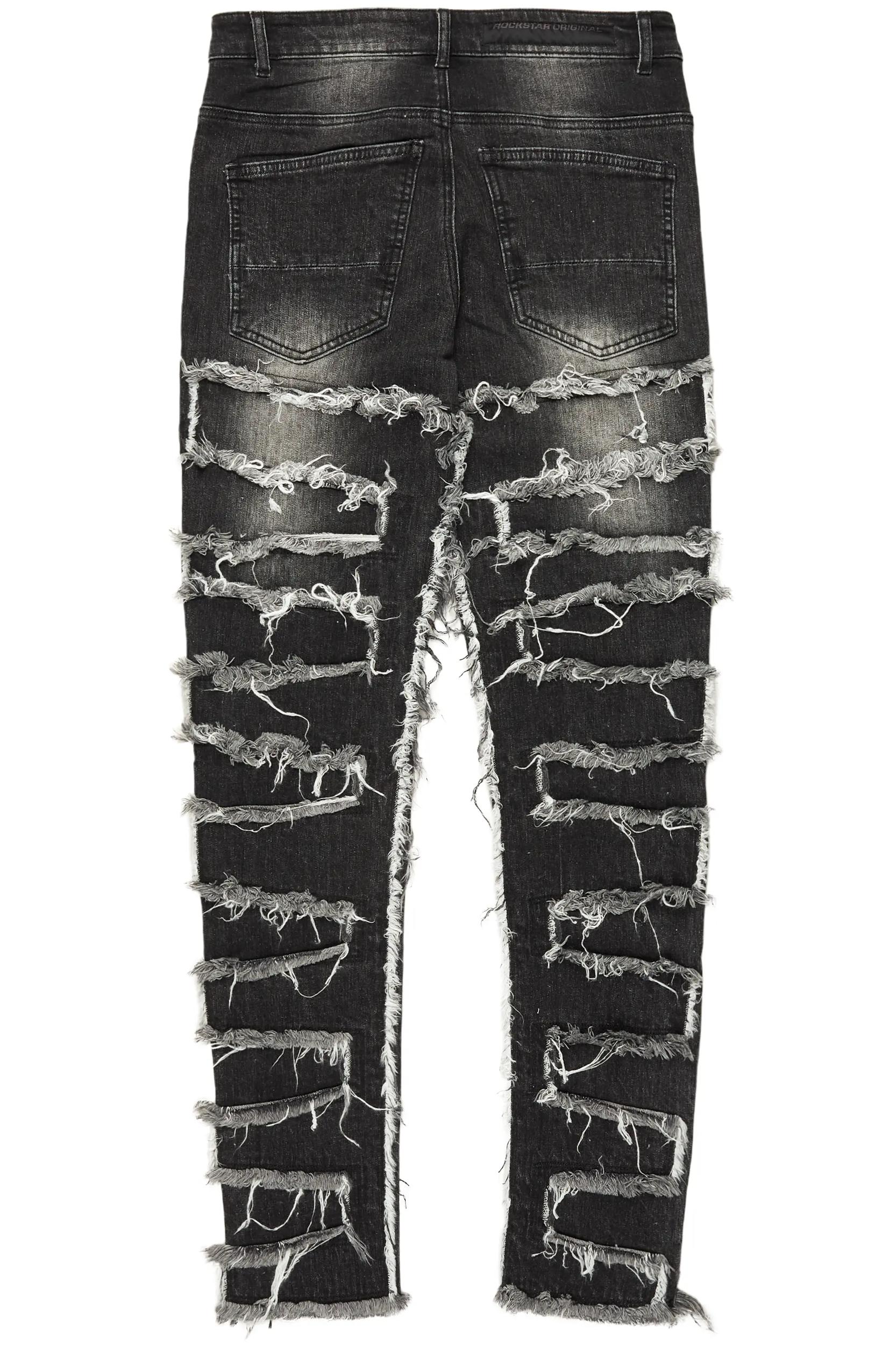 Ummar Black Oversized Graphic T-Shirt Male Product Image