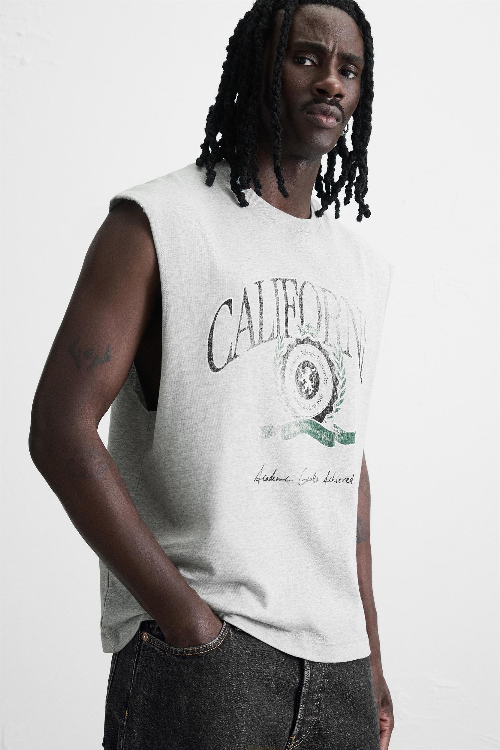 WASHED PRINT TANK TOP Product Image