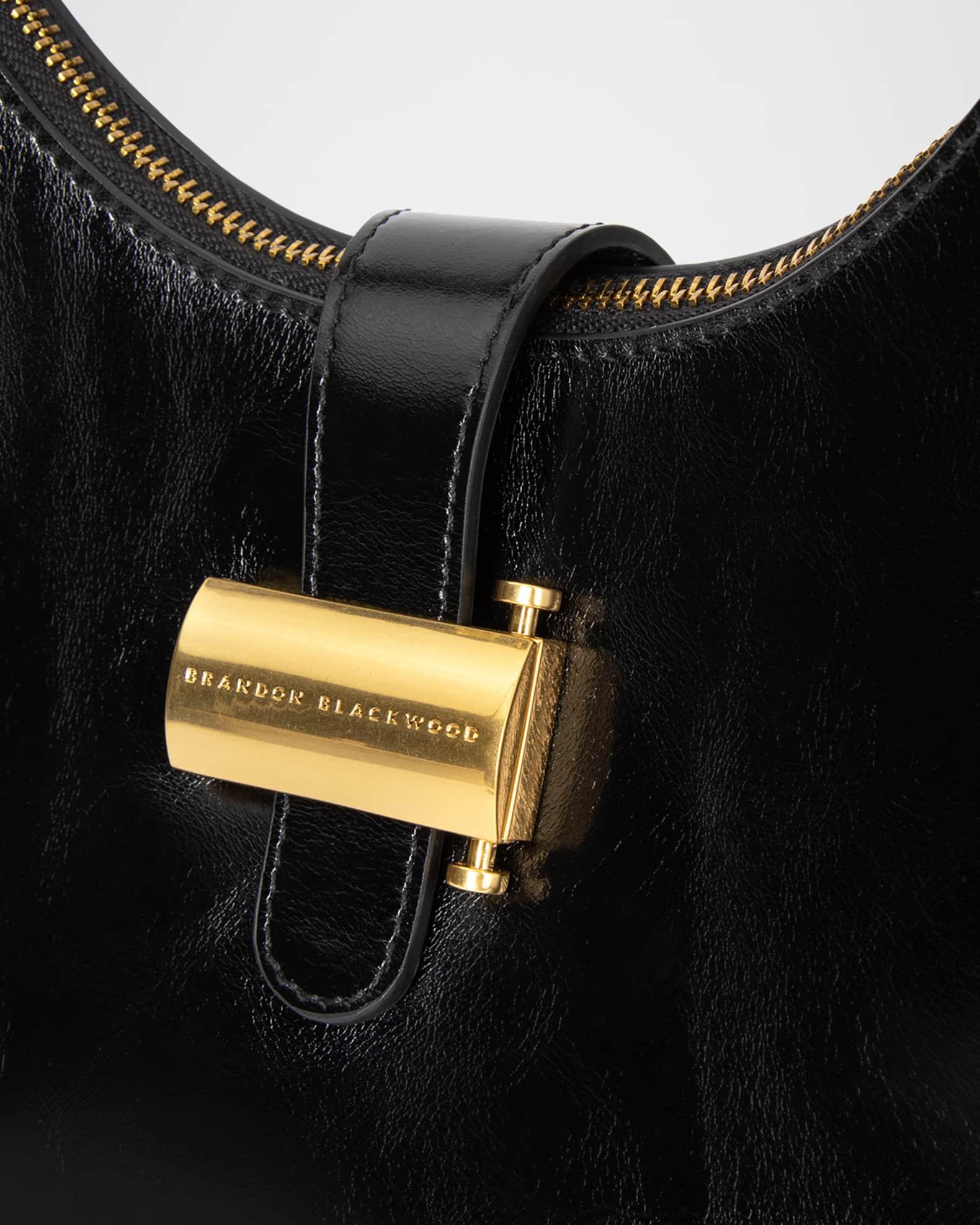 Sara Zip Leather Shoulder Bag Product Image