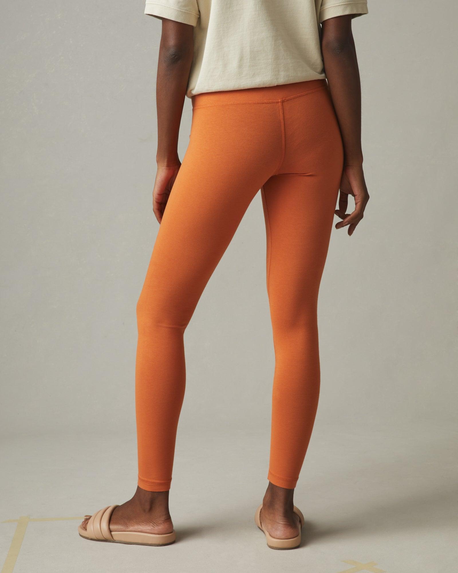 Women's Cotton Stretch Legging - Henna Female Product Image