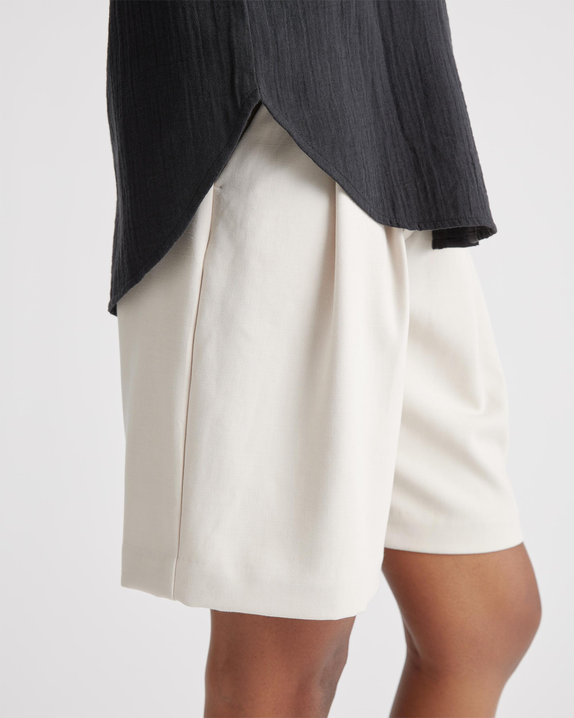 Quince | Women's Gauze Peasant Blouse Organic Cotton Product Image