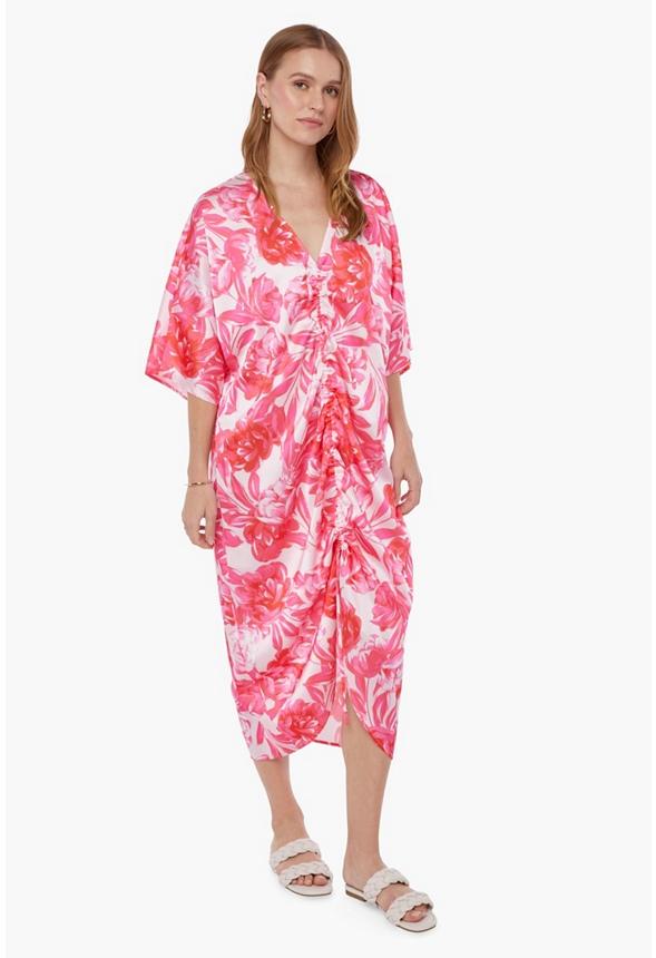 JustFab Margaux Platform Loafer Pump Womens Black/ White Size 8.5 Product Image