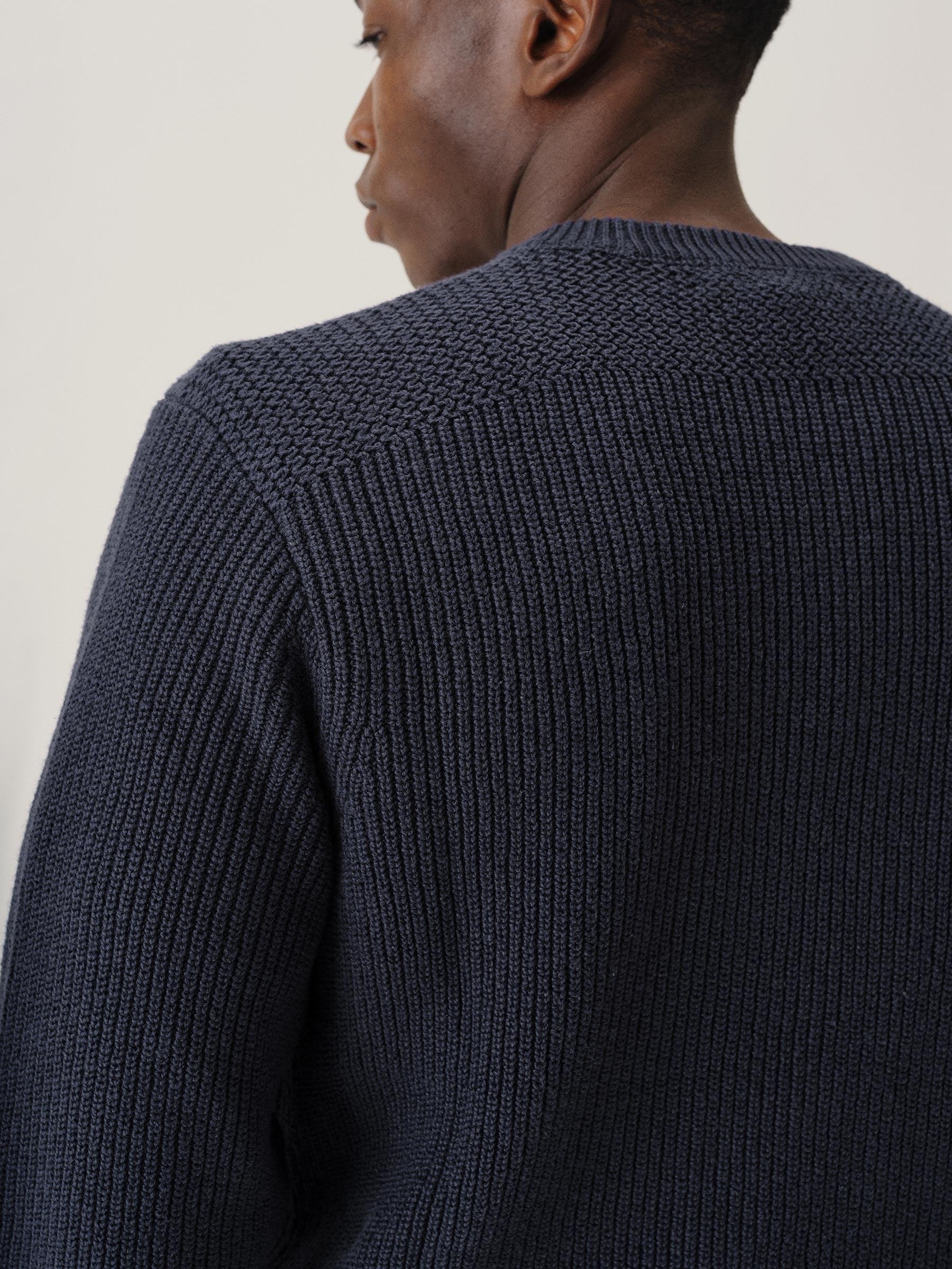 Tidal Indigo Seafarer Cotton Rib Crew Product Image
