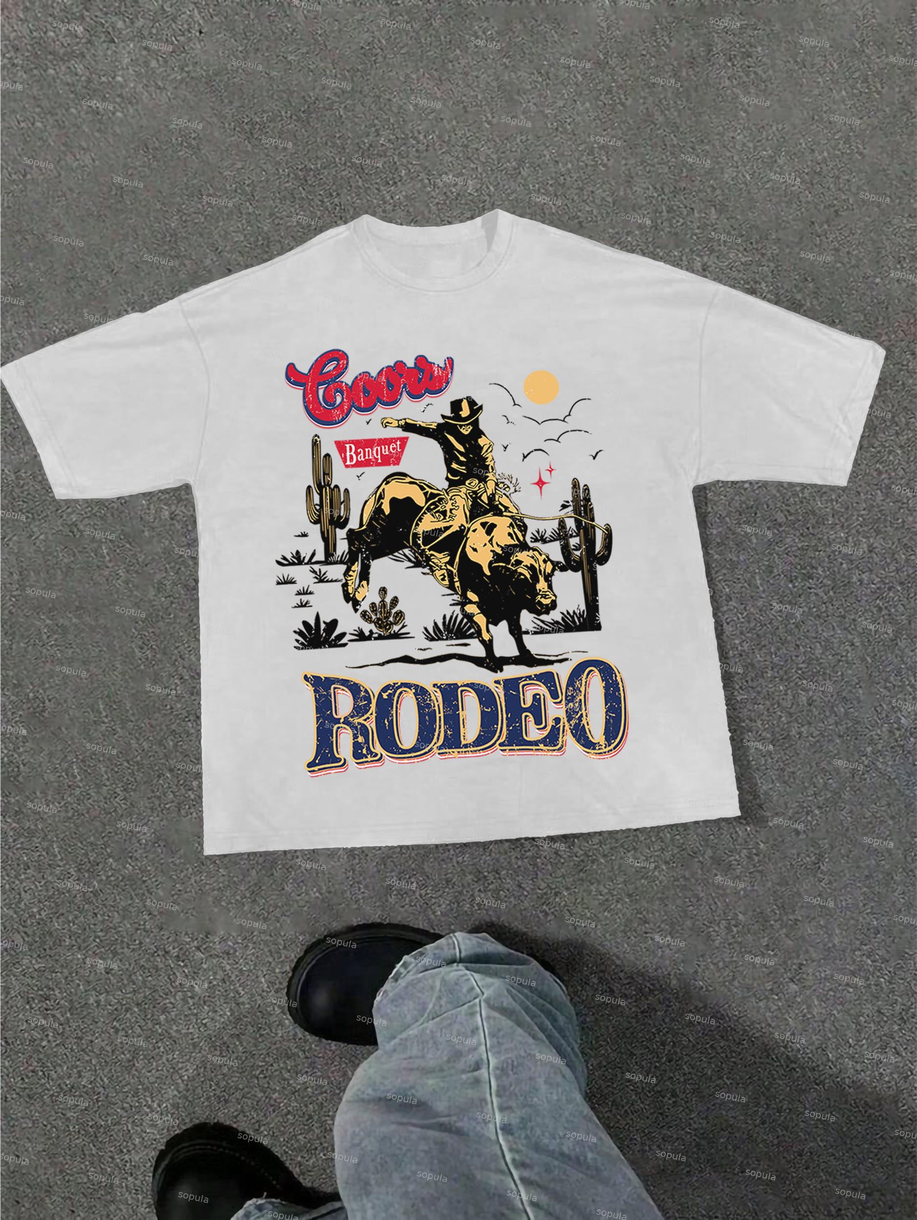 Coors Banquet Rodeo Classic Graphic Cotton T-shirt Product Image