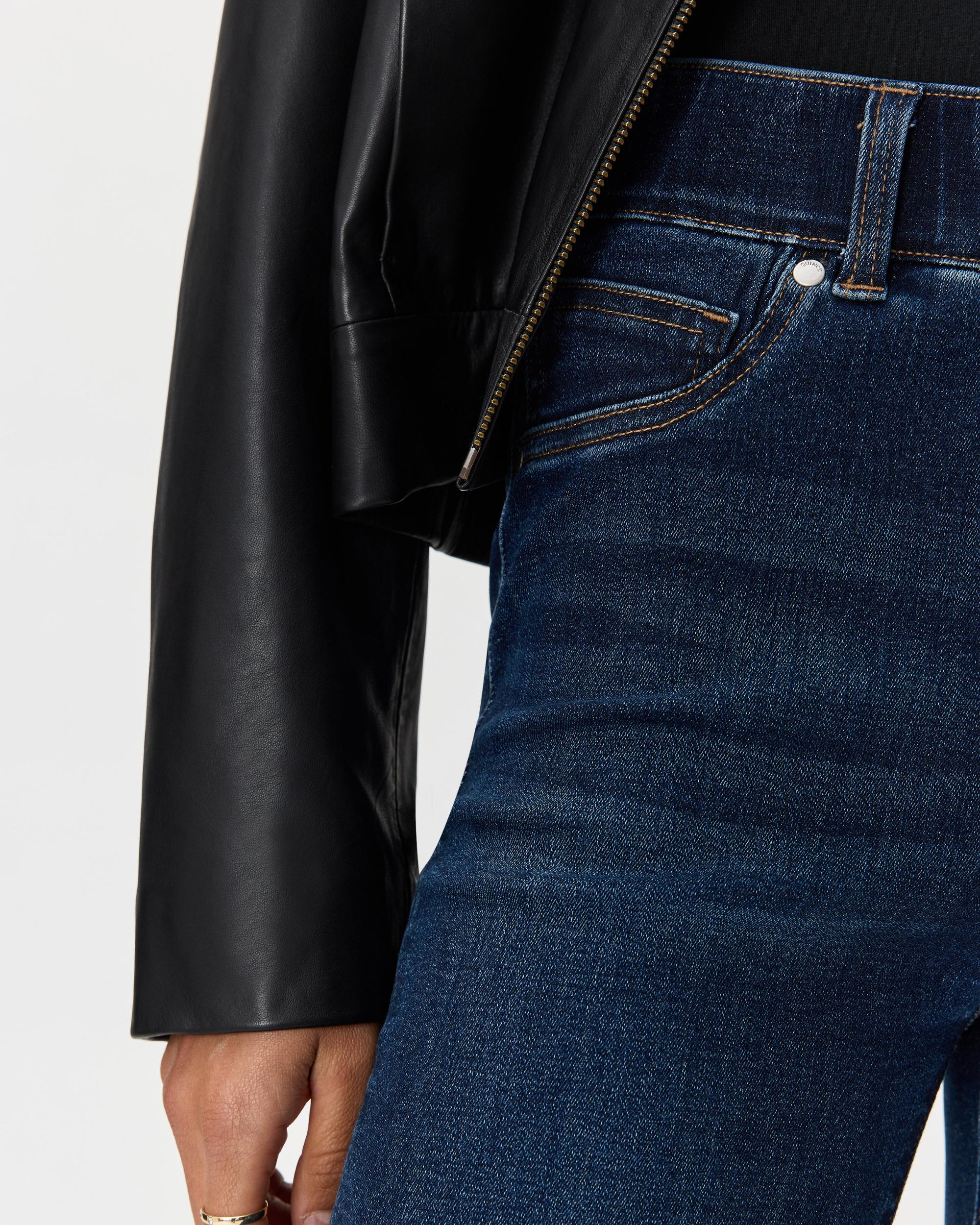 Quince | Women's Nina Stretch Pull-On Kick Flare Jeans Size XS, Cotton Product Image