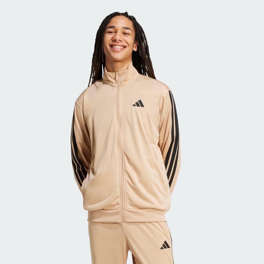 Men's adidas 3-Stripes Tricot Regular Sportswear Track Jacket,  Product Image