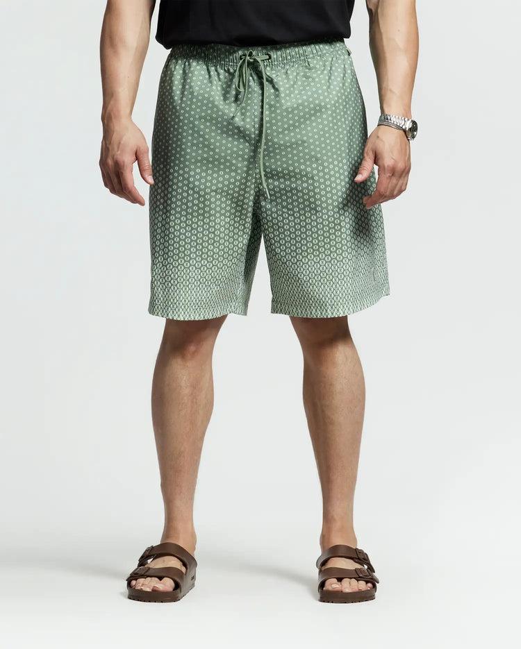 MENS BIG AND TALL BENDIGO PRINTED SWIM TRUNK - B9W619F200 Product Image