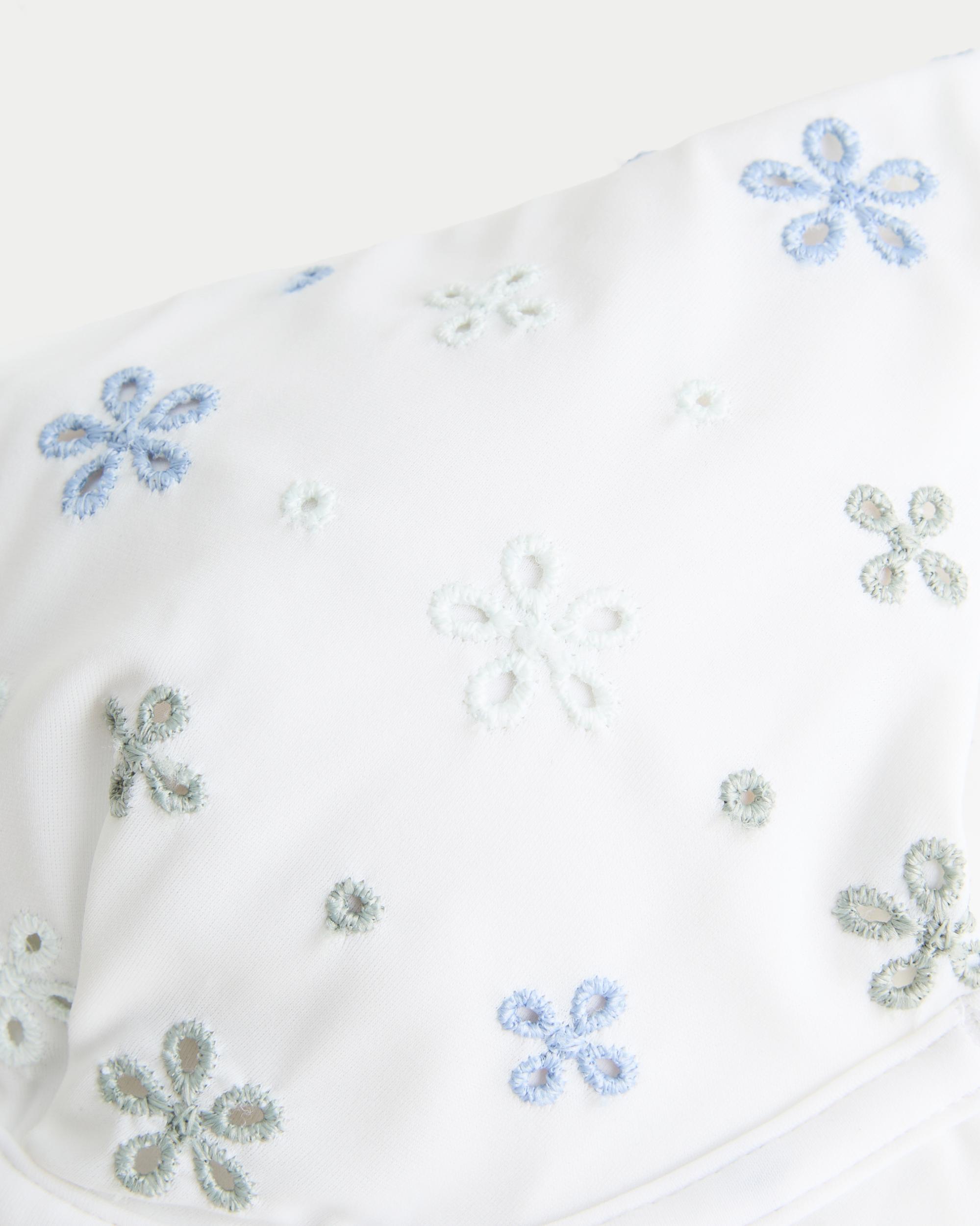 Eyelet Underwire Bikini Top Product Image