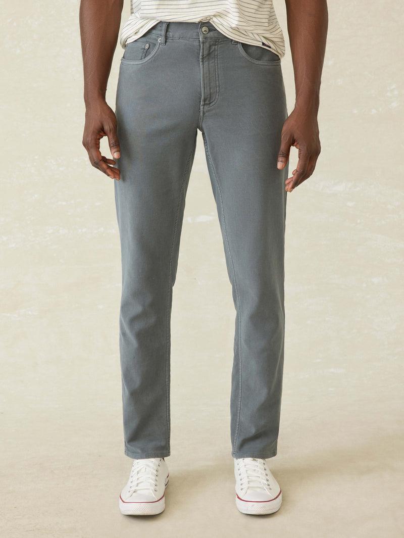 Stretch Terry 5-Pocket Pant - Slate Product Image