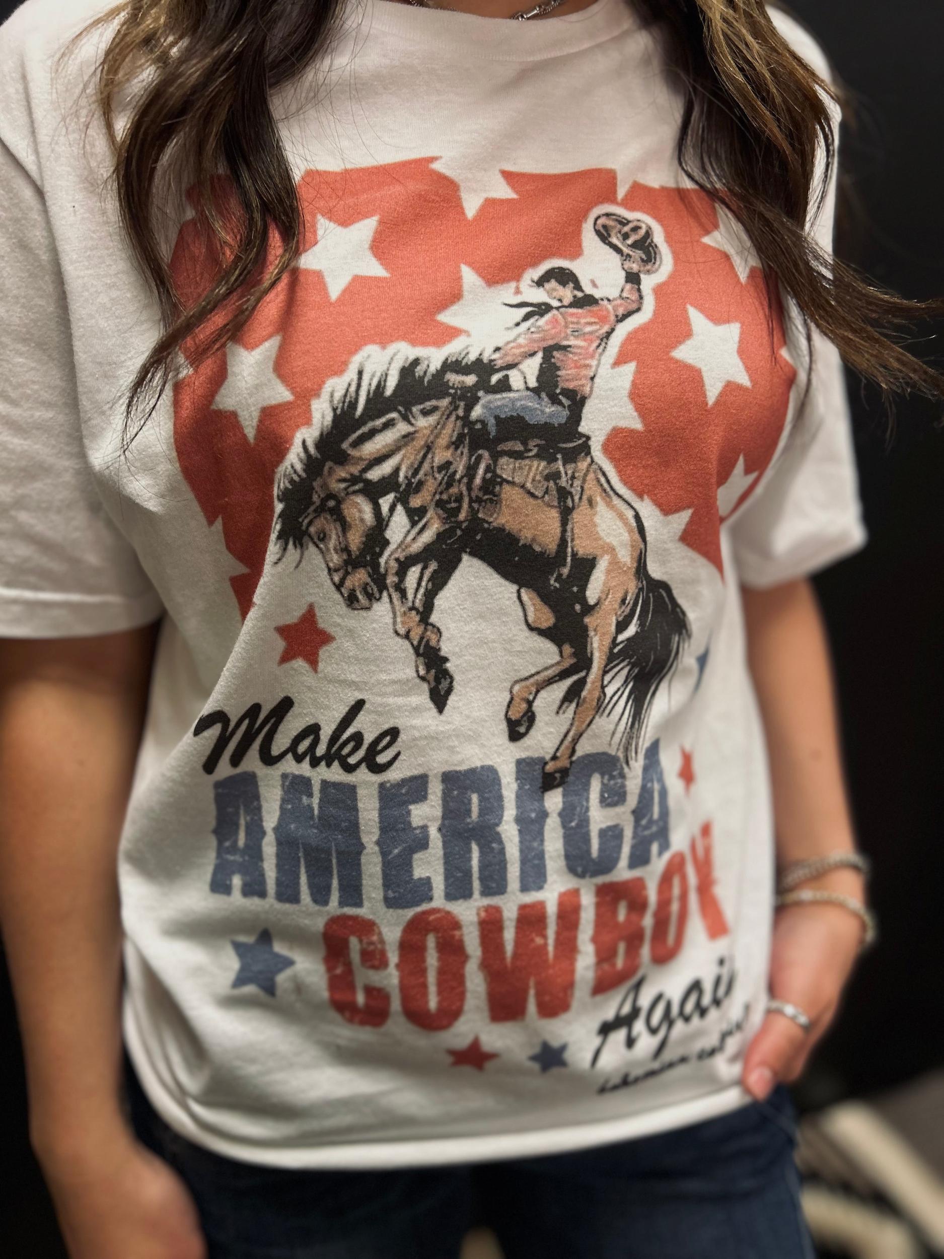 Make America Cowboy Again Bronc Graphic Tee* Product Image