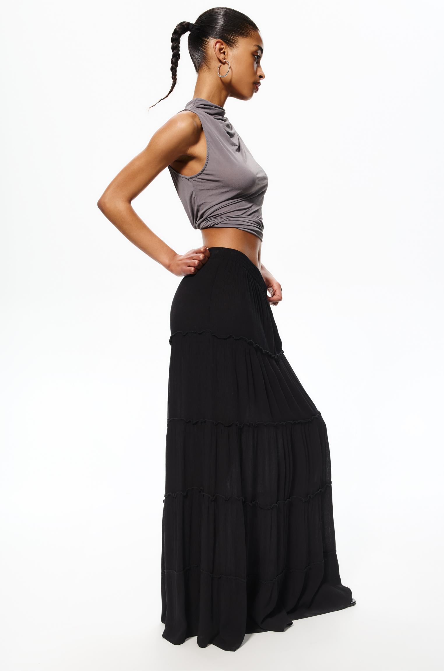 Paneled midi skirt Product Image