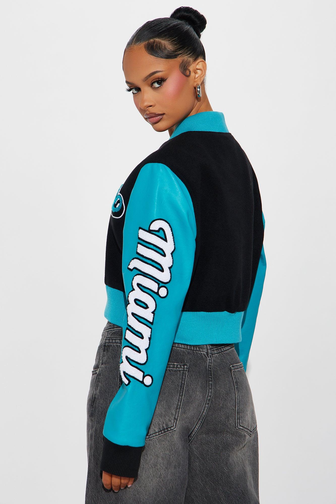 Miami Dolphins Bomber Jacket - Black Product Image