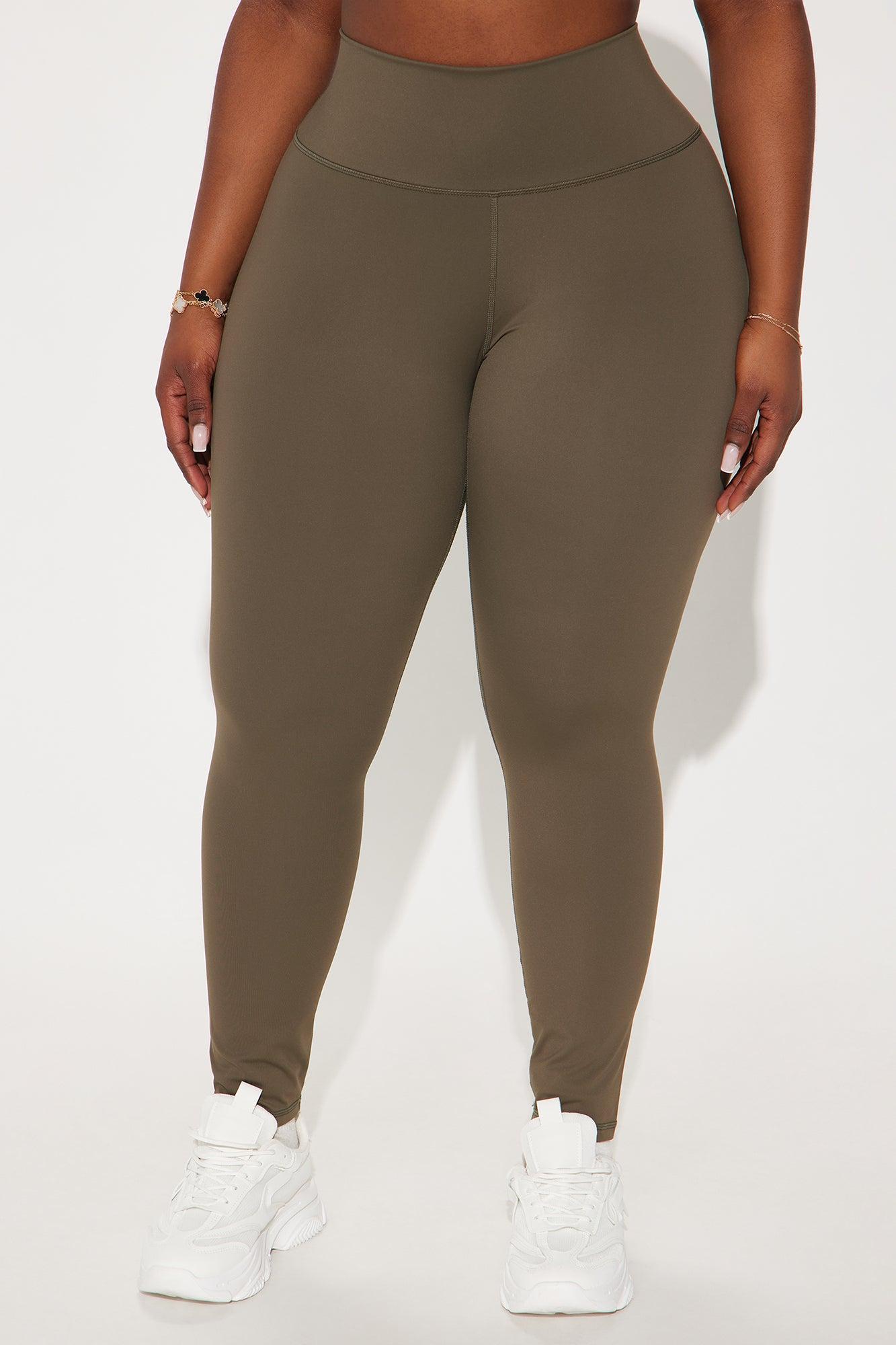 Get It Right 7/8 Active Legging - Olive Product Image