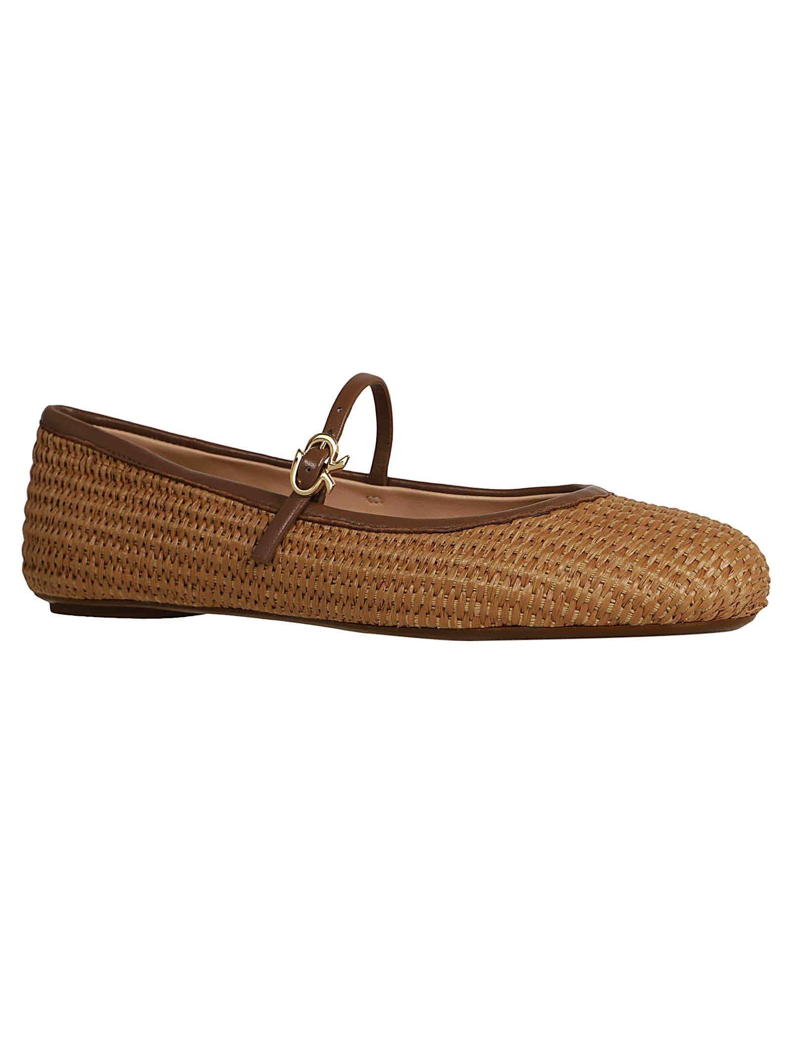 Carla raffia ballet pumps Product Image