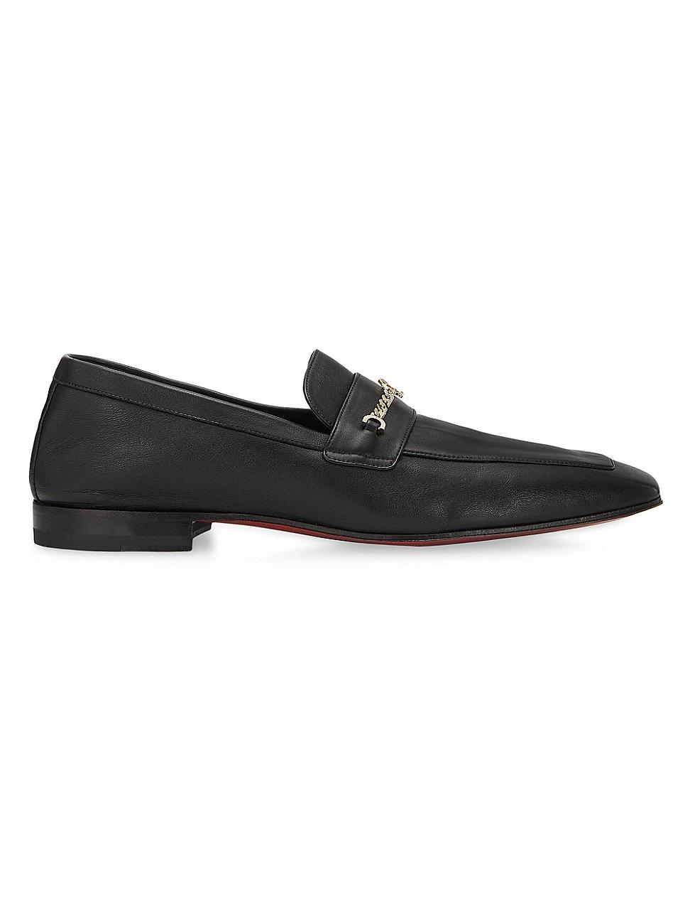 Mens MJ Moc Monogram Chain Loafers Product Image