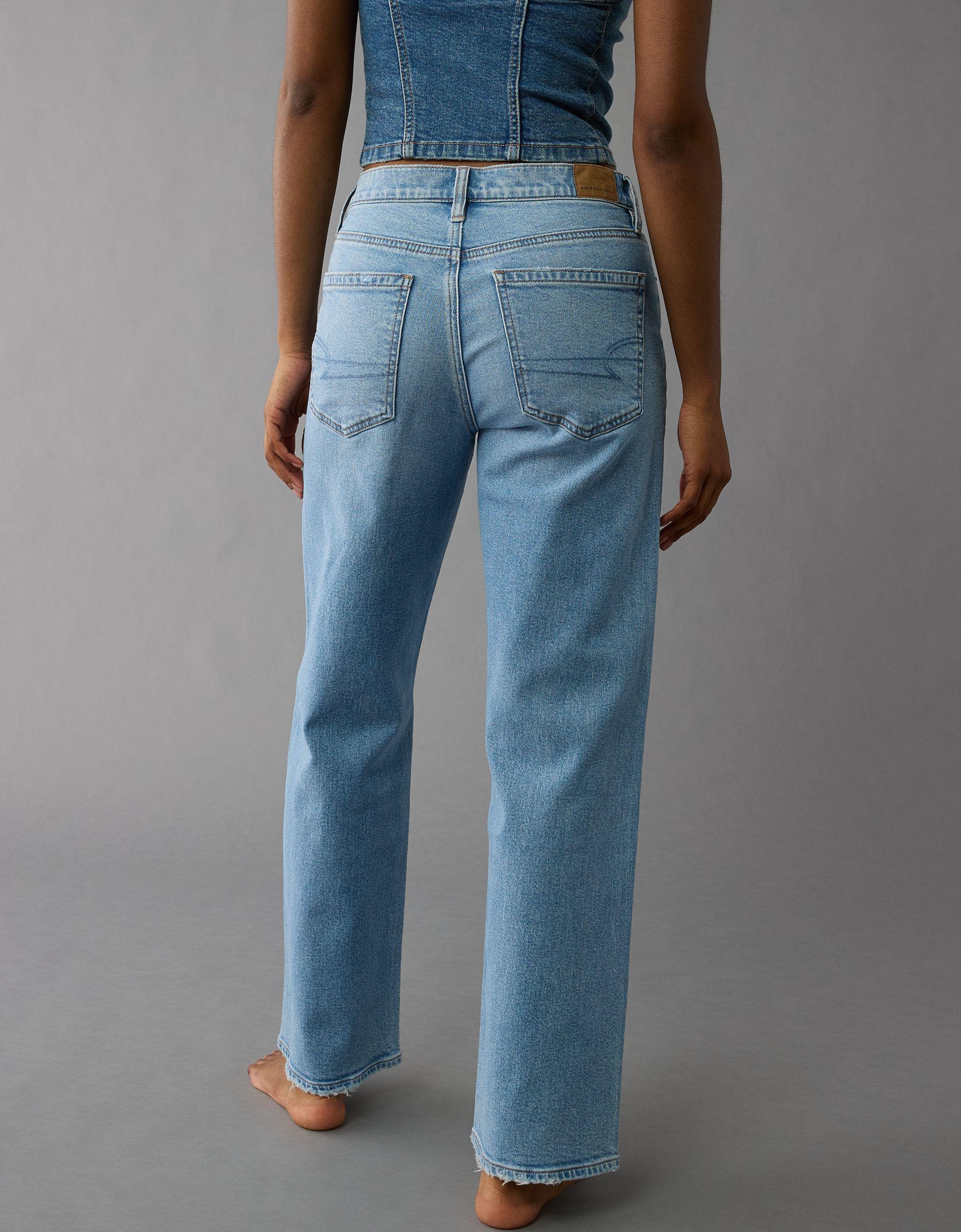 AE Strigid High-Waisted Stovepipe Jean Product Image