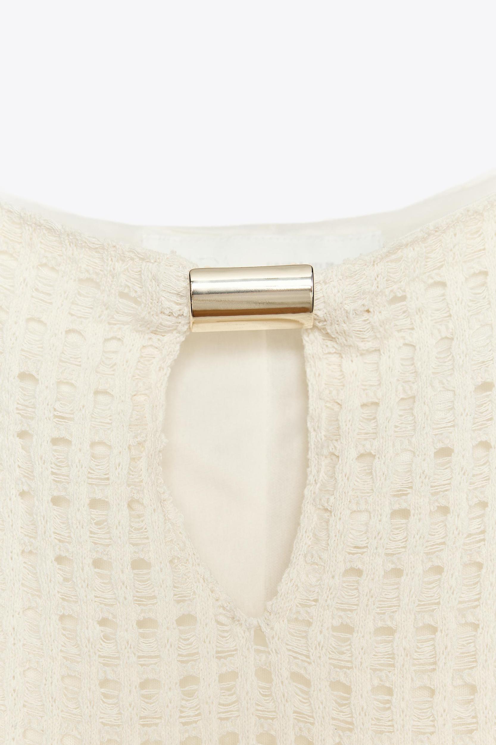 CROCHET MIDI DRESS Product Image