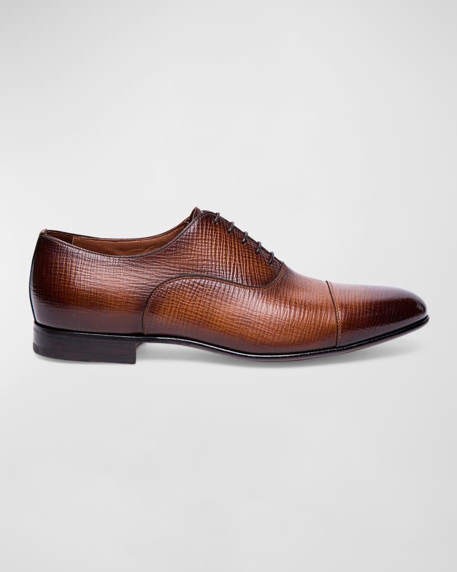 Men's Darian Textured Leather Oxfords Product Image