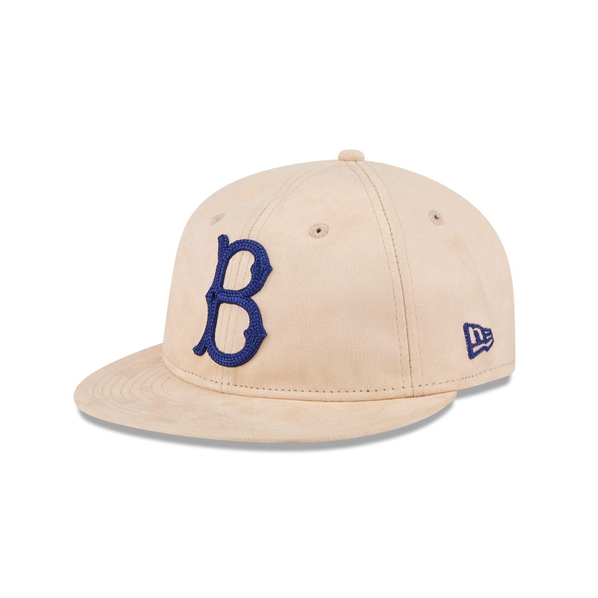 Brooklyn Dodgers Stone Suede Retro Crown 9FIFTY Snapback Hat Male Product Image