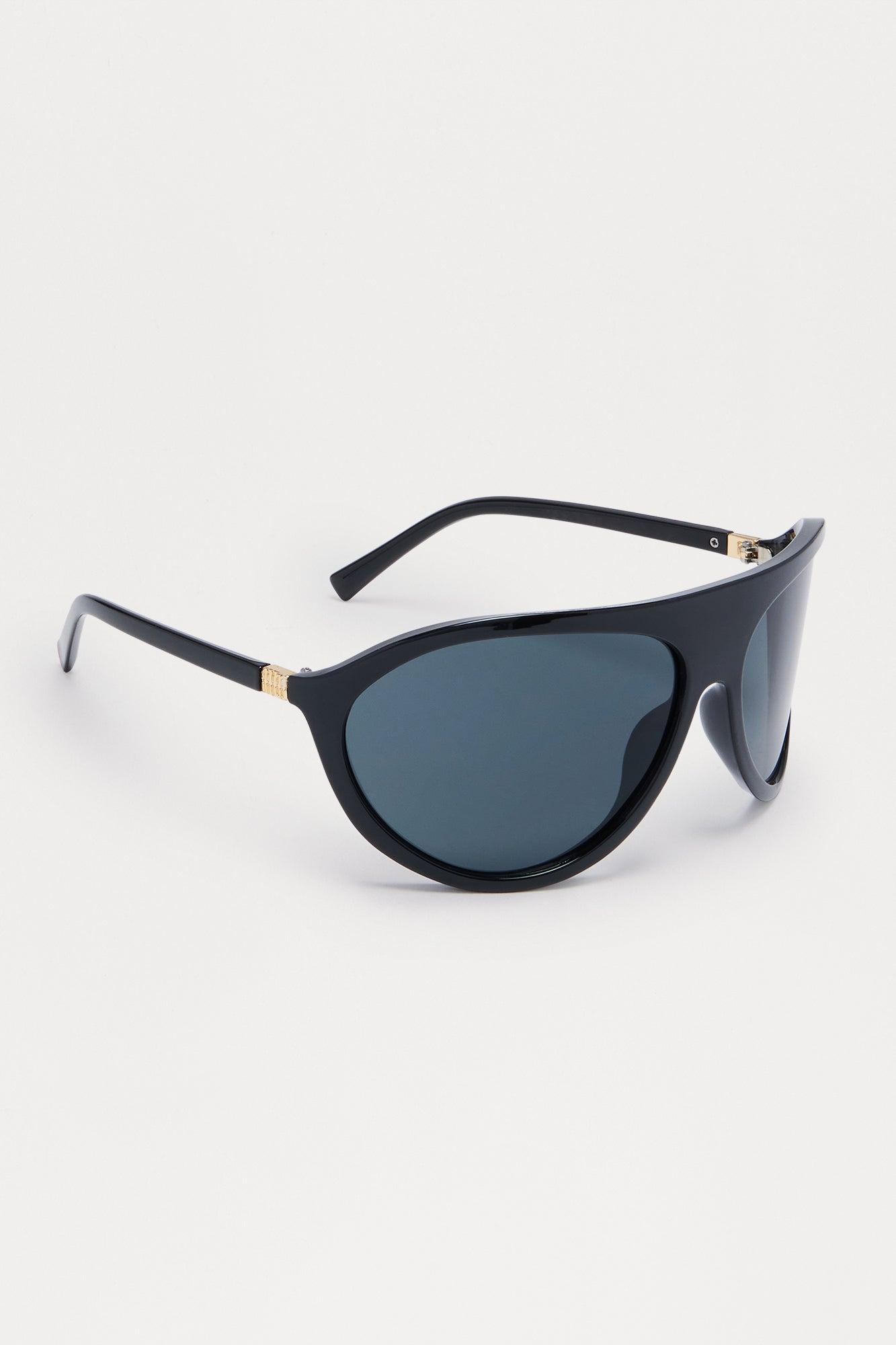 Daily Use Shield Sunglasses - Black Female Product Image