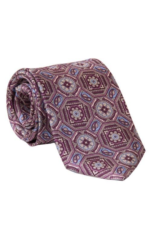 Elizabetta Mantova - Extra Long Printed Silk Tie for Men Product Image